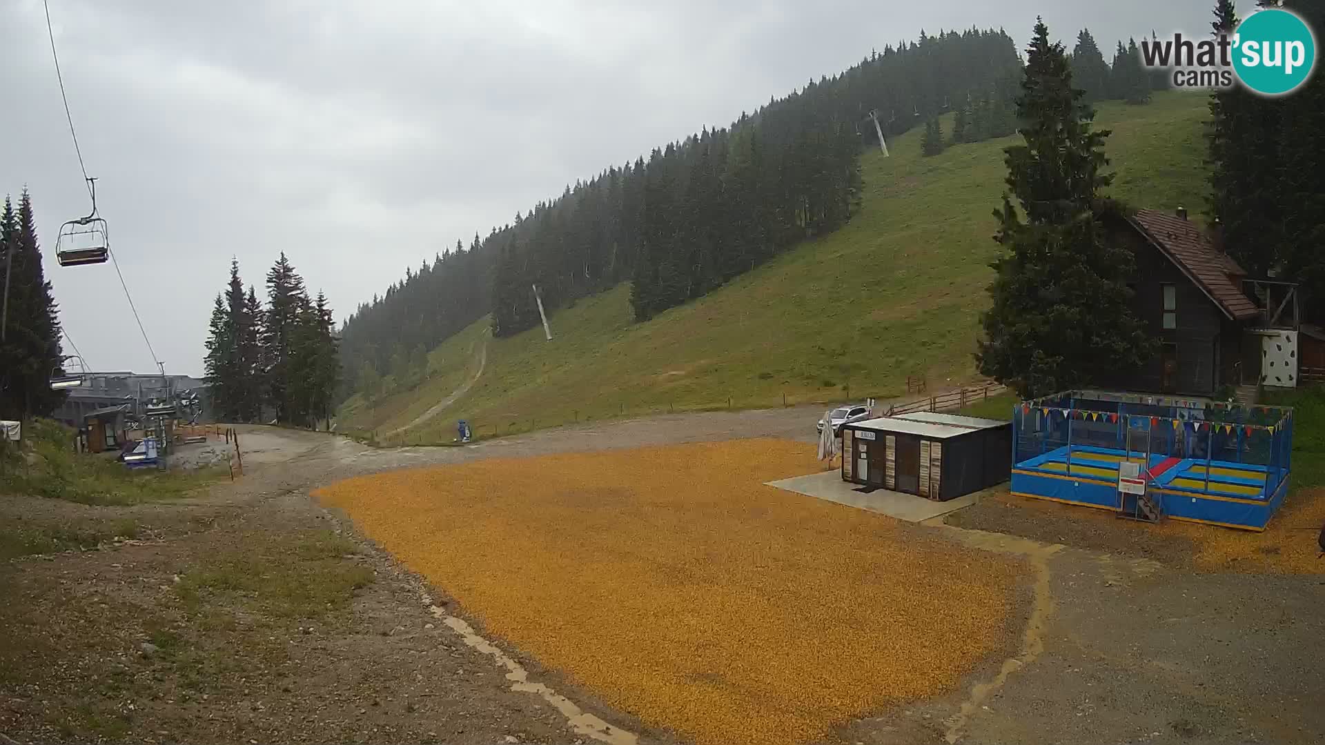 Webcam en direct de la station de ski de GOLTE – vue sur Medvedjak – Slovénie