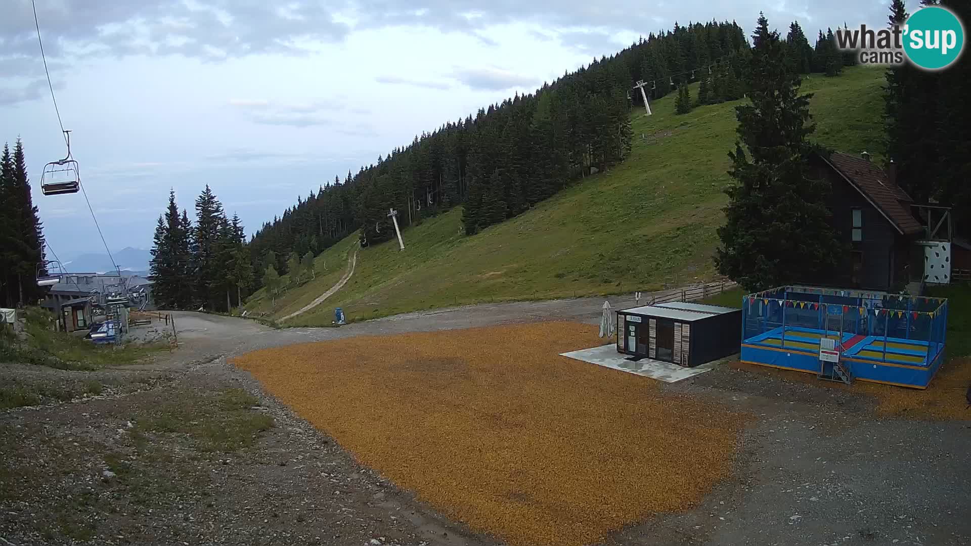 Webcam en direct de la station de ski de GOLTE – vue sur Medvedjak – Slovénie