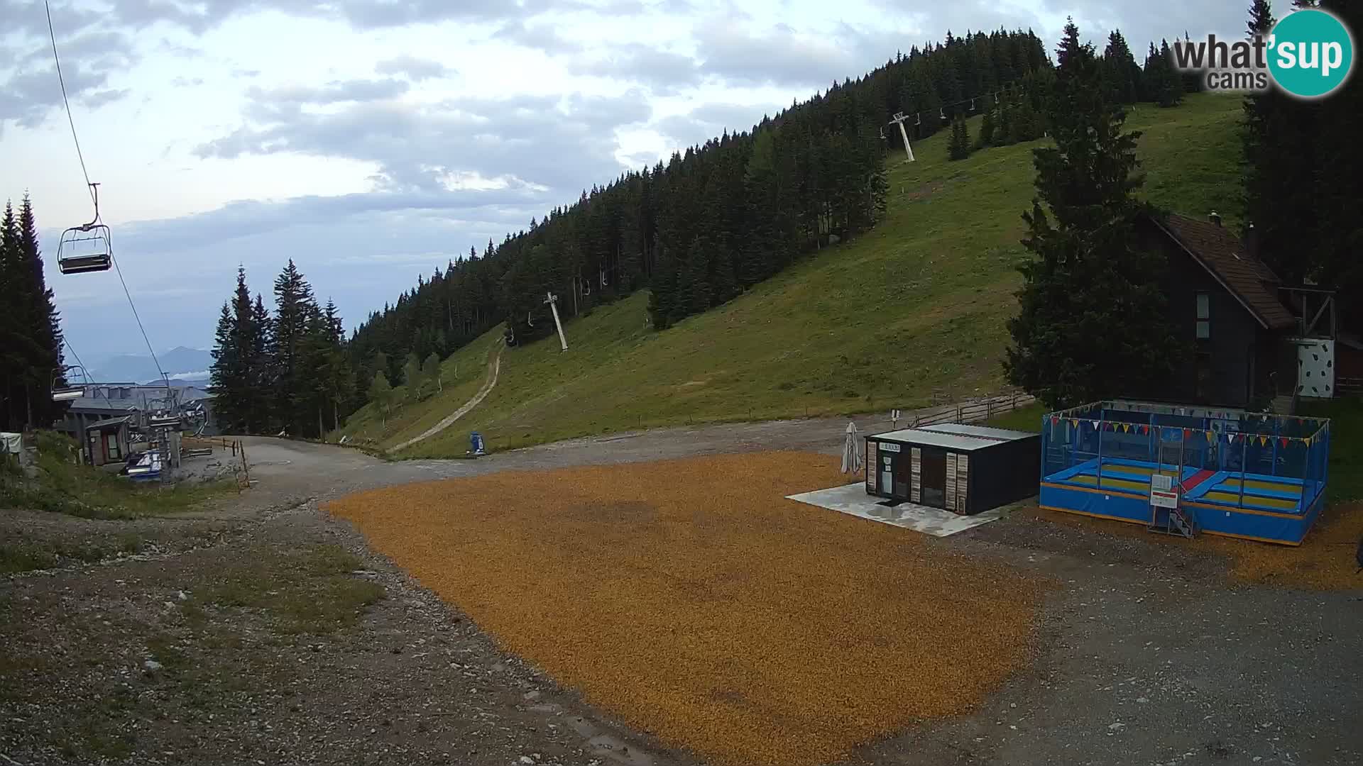 Webcam en direct de la station de ski de GOLTE – vue sur Medvedjak – Slovénie