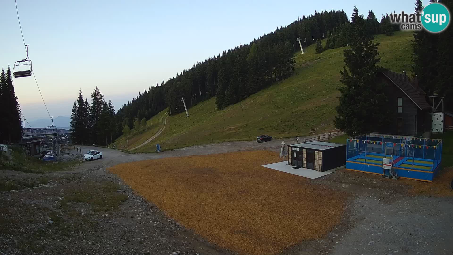 GOLTE Ski resort live webcam – view to Medvedjak – Slovenia