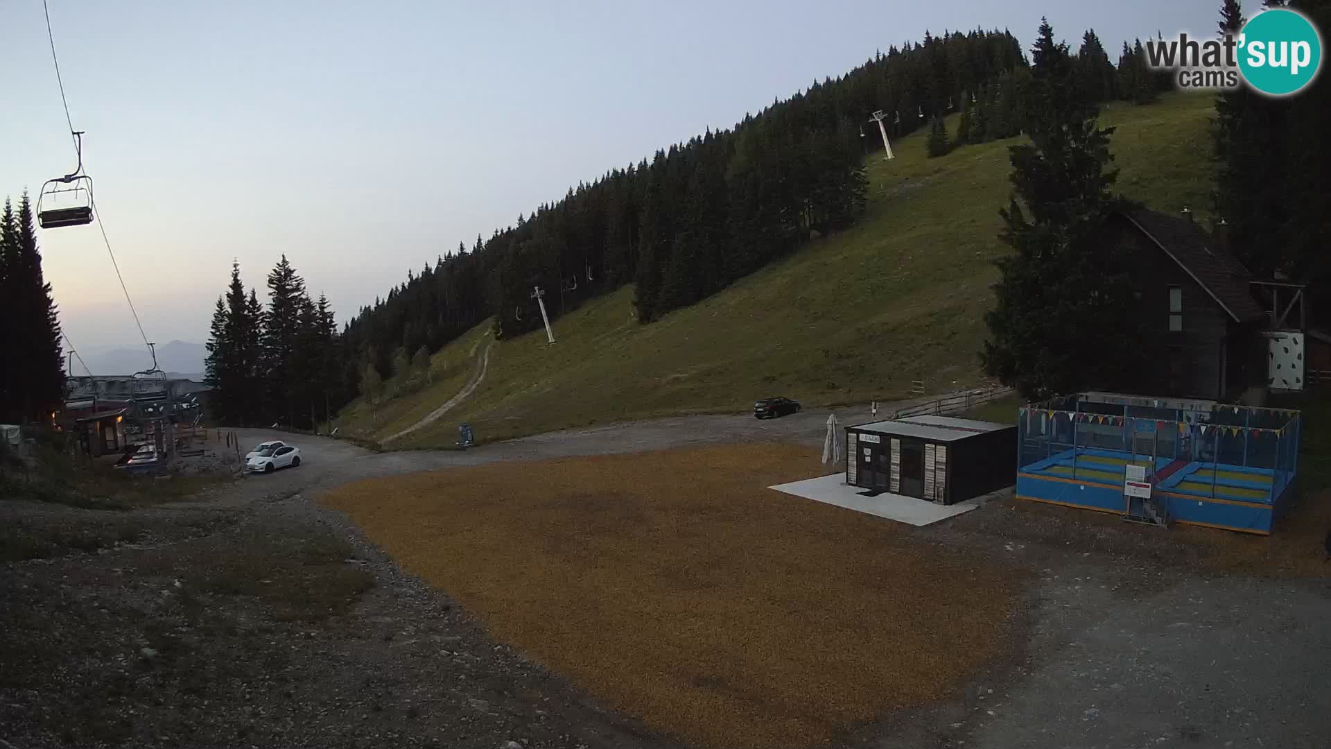Cámara web en vivo de la estación de esquí GOLTE – vista a Medvedjak – Eslovenia