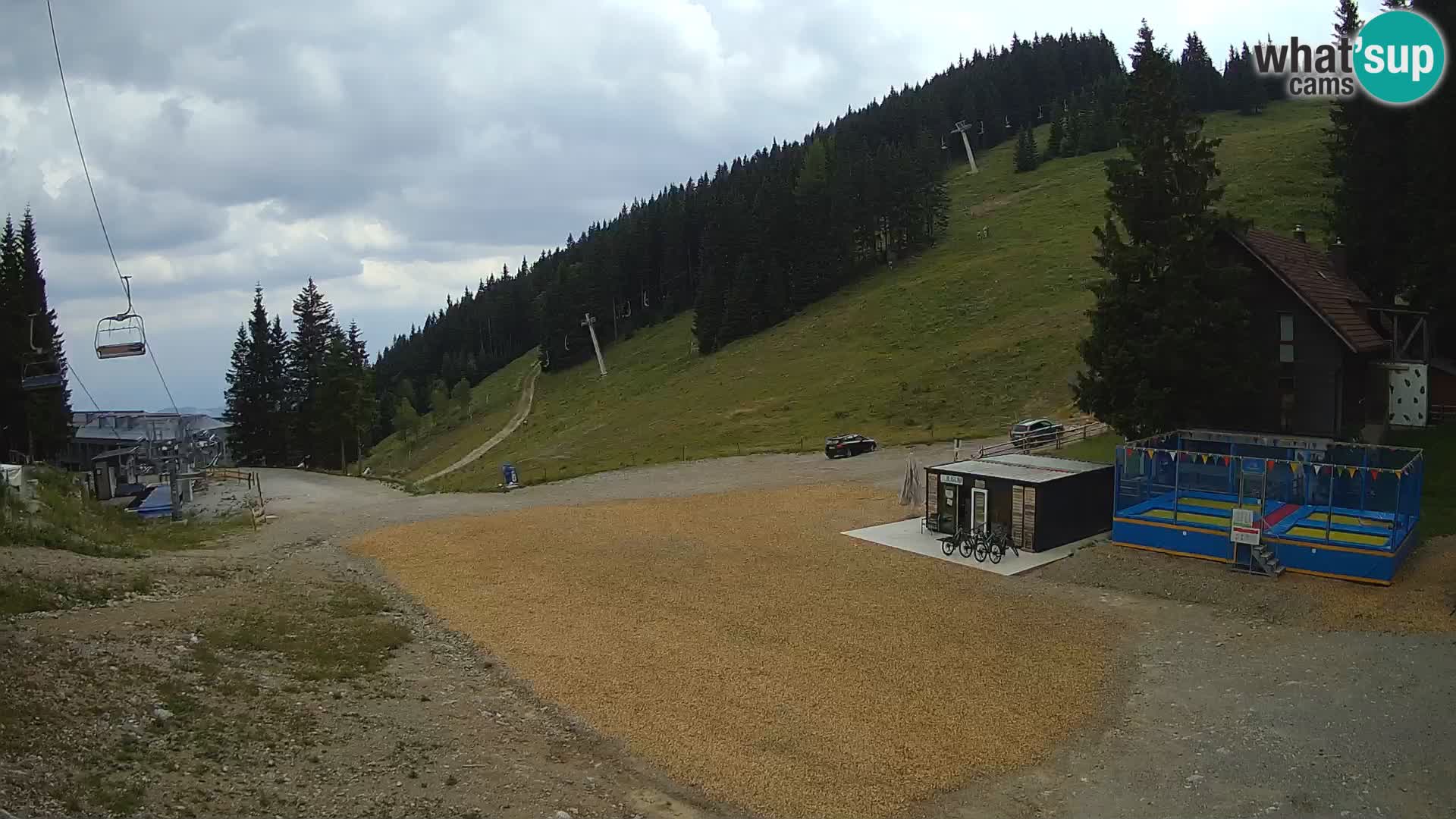 GOLTE skijalište web kamera – pogled na Medvedjak – Slovenija