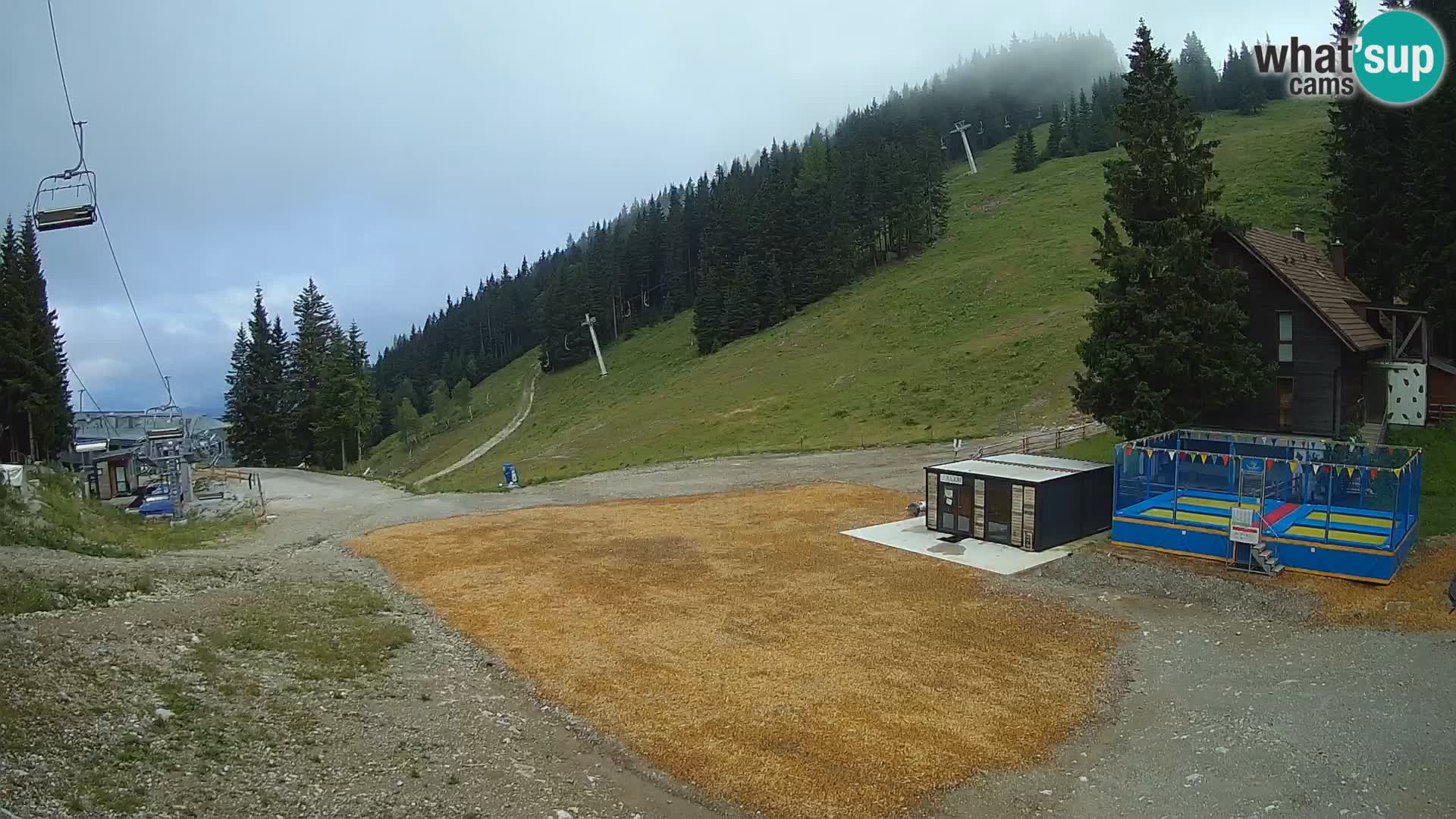 Cámara web en vivo de la estación de esquí GOLTE – vista a Medvedjak – Eslovenia