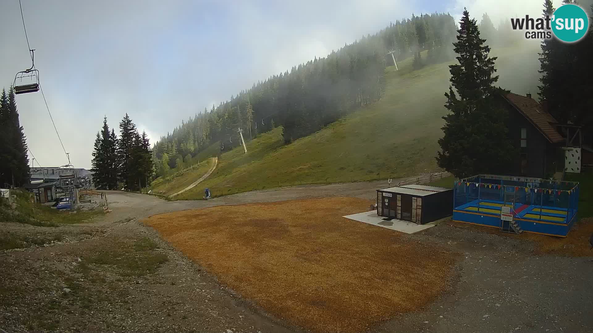 Webcam en direct de la station de ski de GOLTE – vue sur Medvedjak – Slovénie