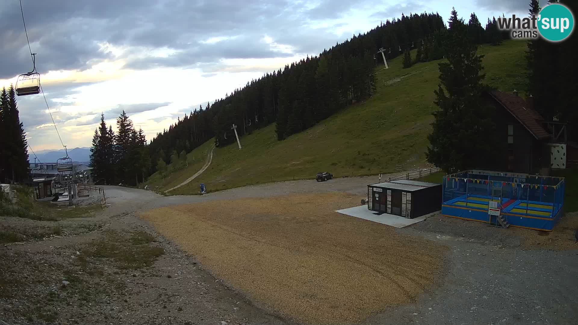 GOLTE Ski resort live webcam – view to Medvedjak – Slovenia