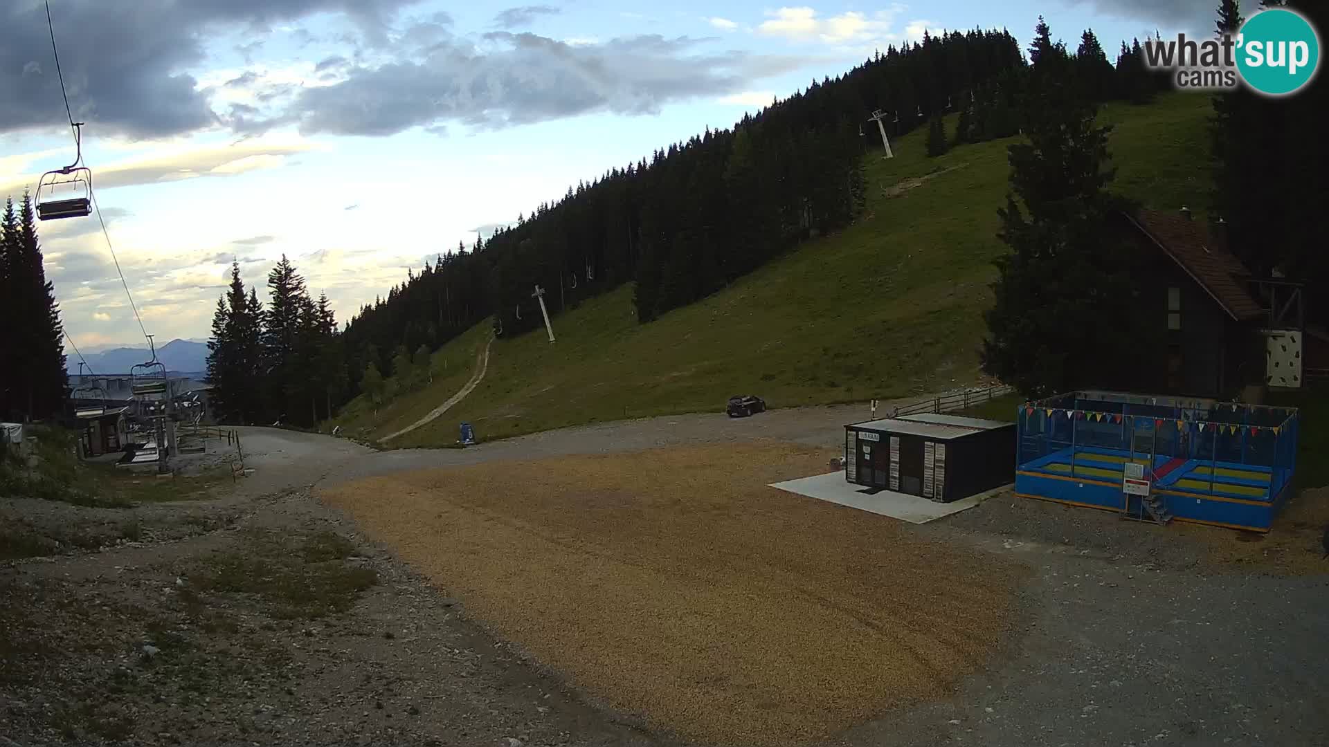 GOLTE Ski resort live webcam – view to Medvedjak – Slovenia