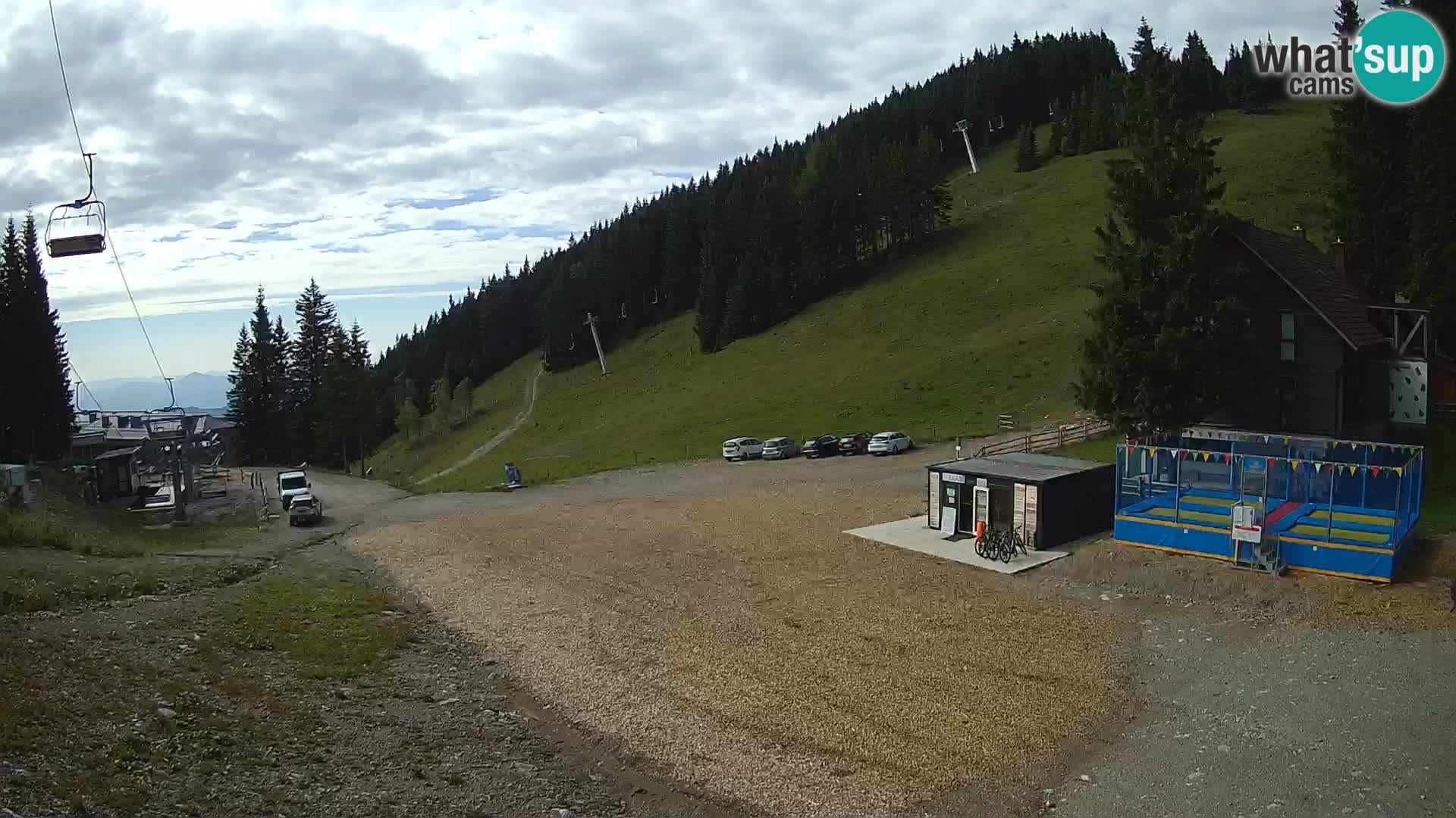 Webcam en direct de la station de ski de GOLTE – vue sur Medvedjak – Slovénie