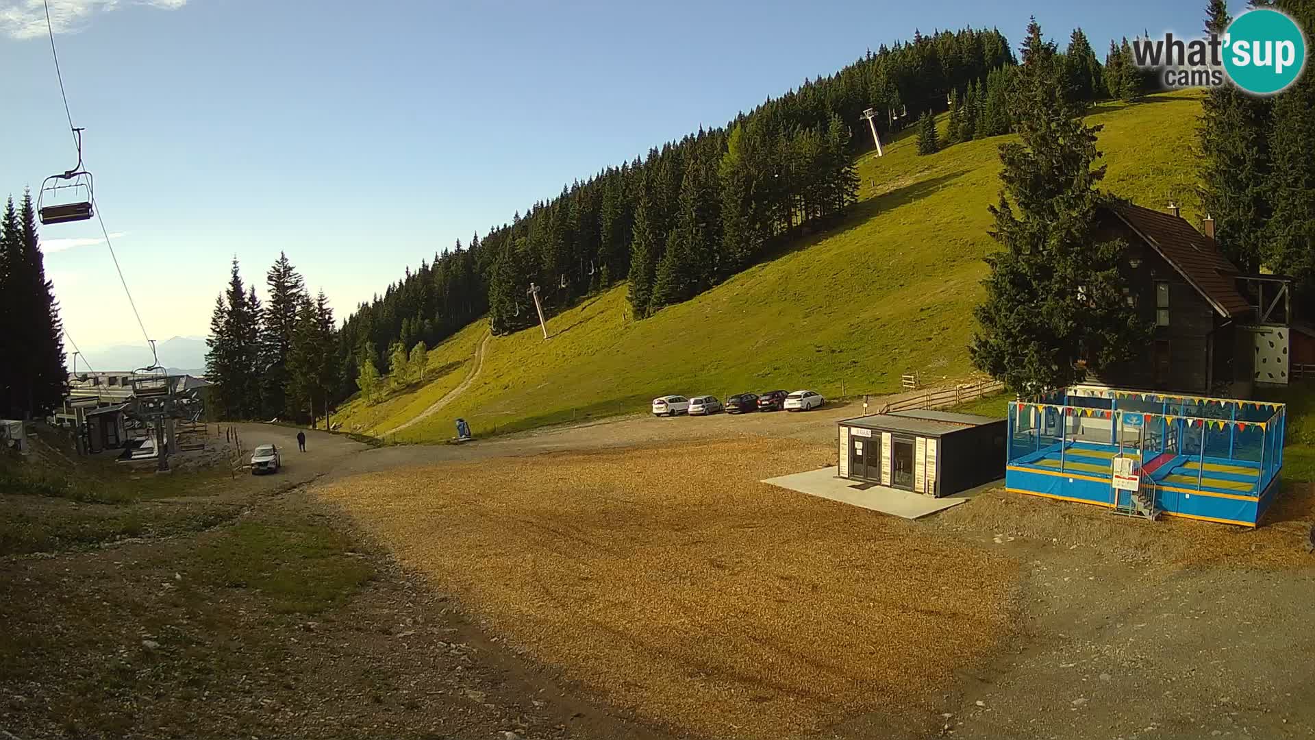 Cámara web en vivo de la estación de esquí GOLTE – vista a Medvedjak – Eslovenia
