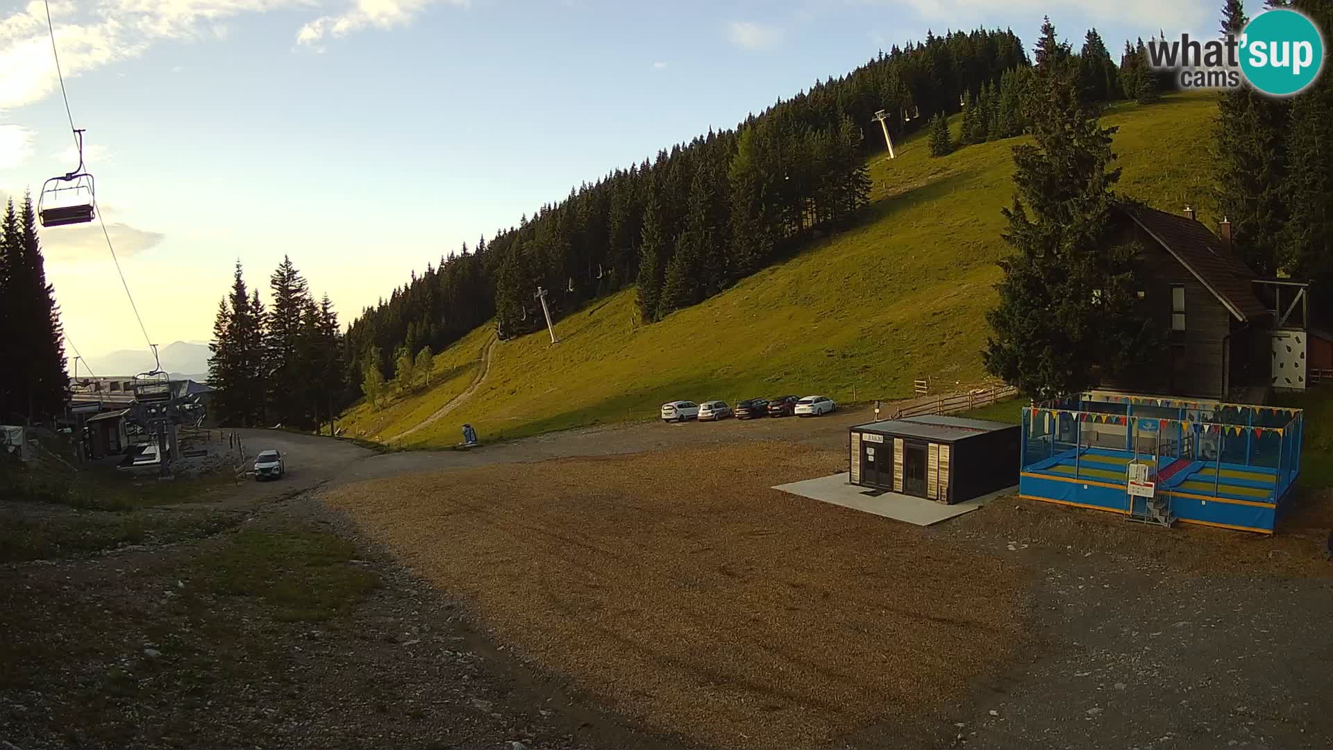 GOLTE Ski resort live webcam – view to Medvedjak – Slovenia