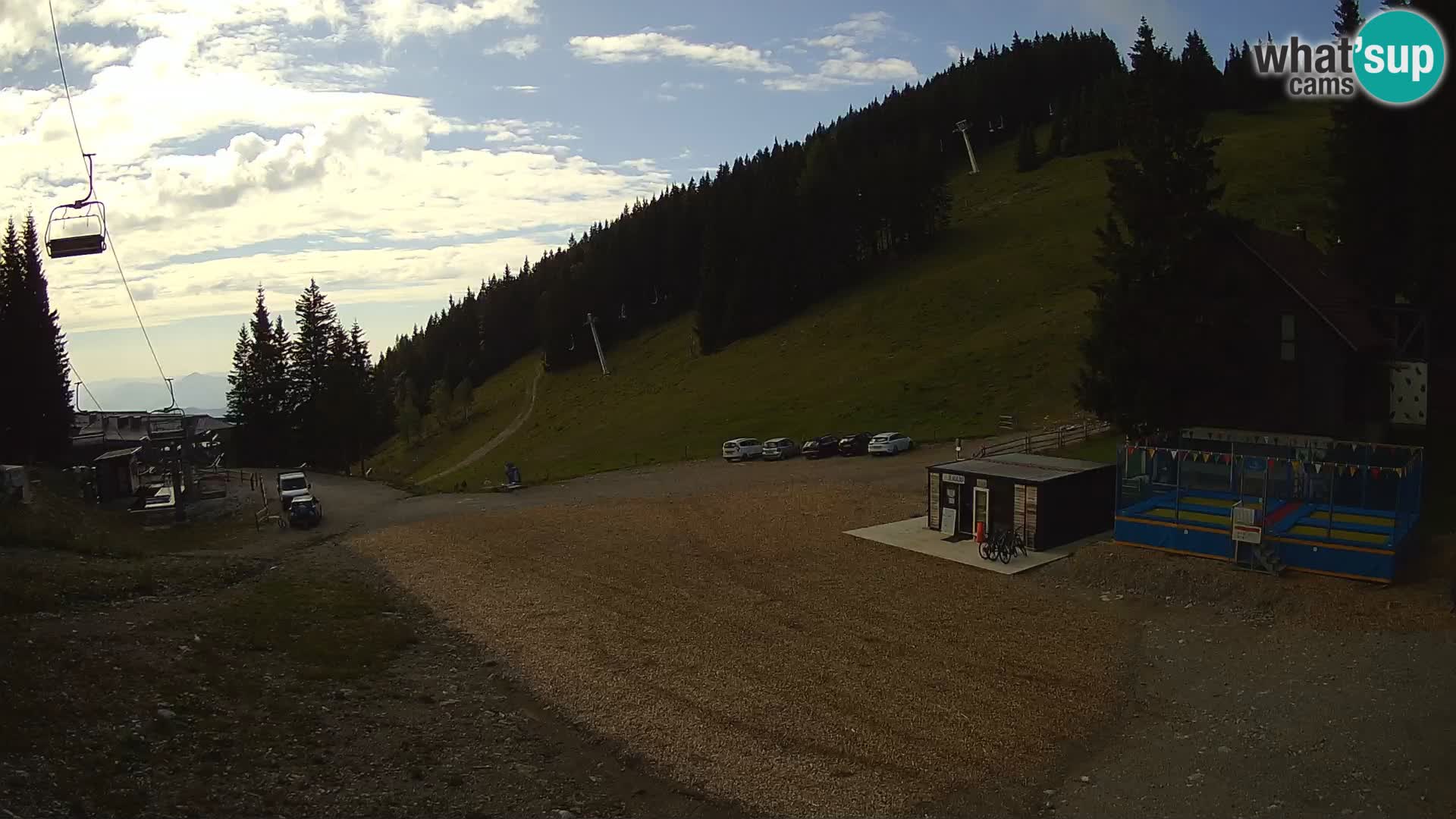GOLTE Ski resort live webcam – view to Medvedjak – Slovenia