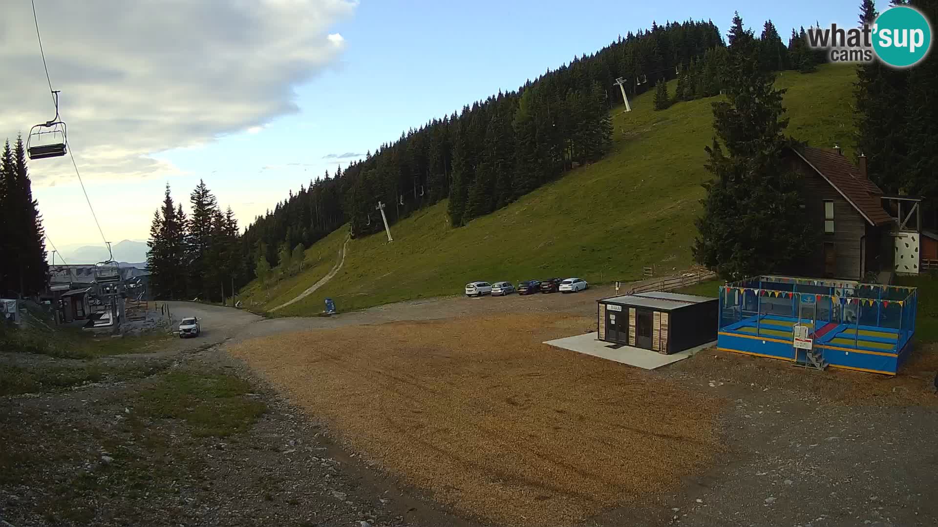 Webcam en direct de la station de ski de GOLTE – vue sur Medvedjak – Slovénie