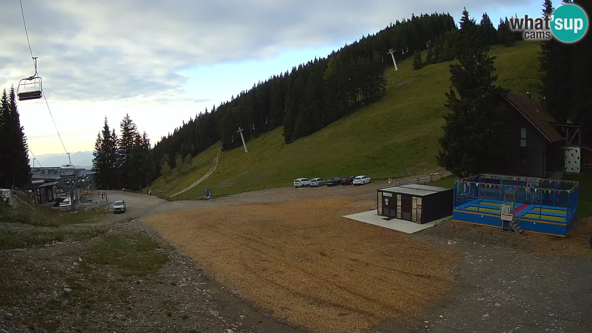 GOLTE Ski resort live webcam – view to Medvedjak – Slovenia