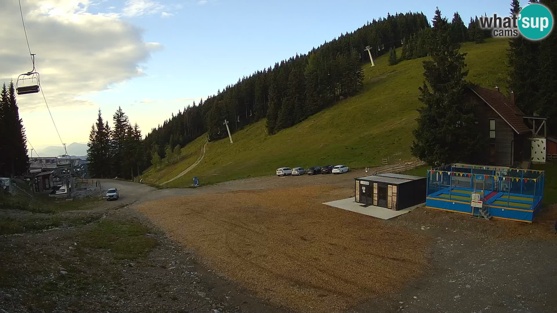 GOLTE Ski resort live webcam – view to Medvedjak – Slovenia