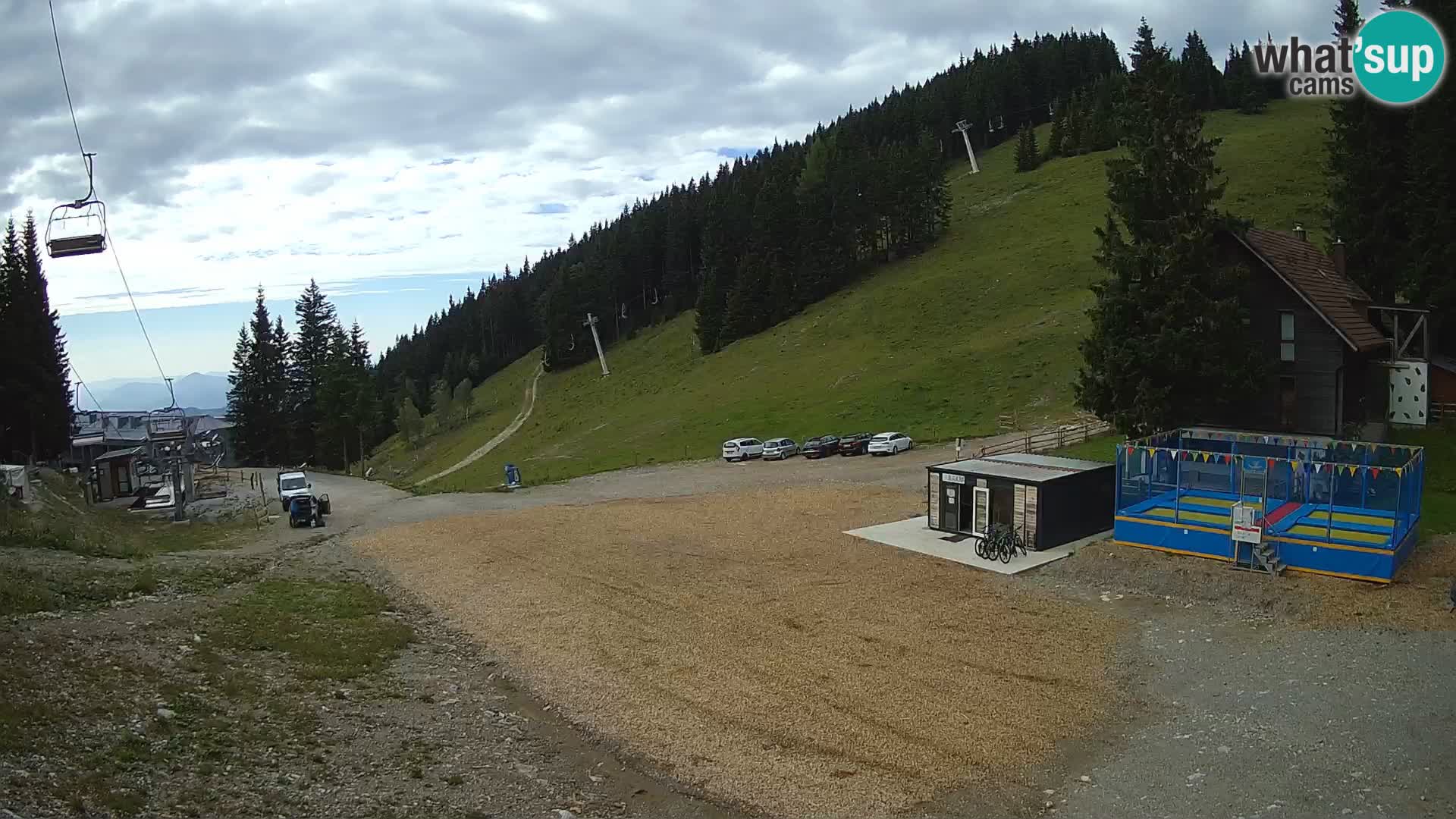 GOLTE skijalište web kamera – pogled na Medvedjak – Slovenija