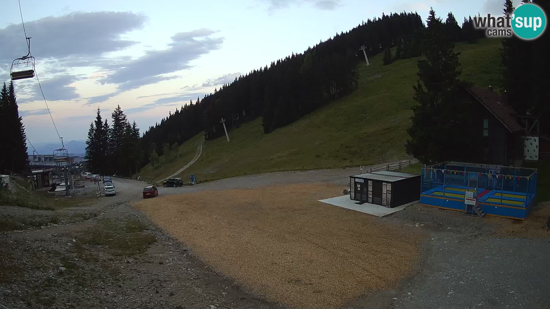 GOLTE Ski resort live webcam – view to Medvedjak – Slovenia