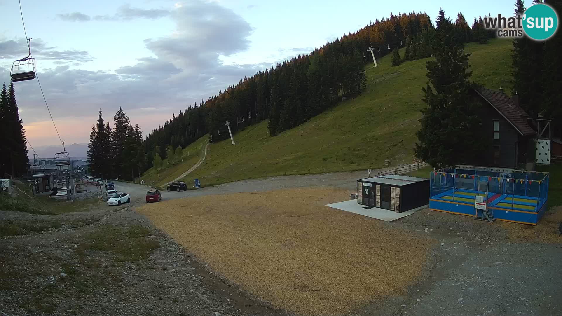 Webcam en direct de la station de ski de GOLTE – vue sur Medvedjak – Slovénie
