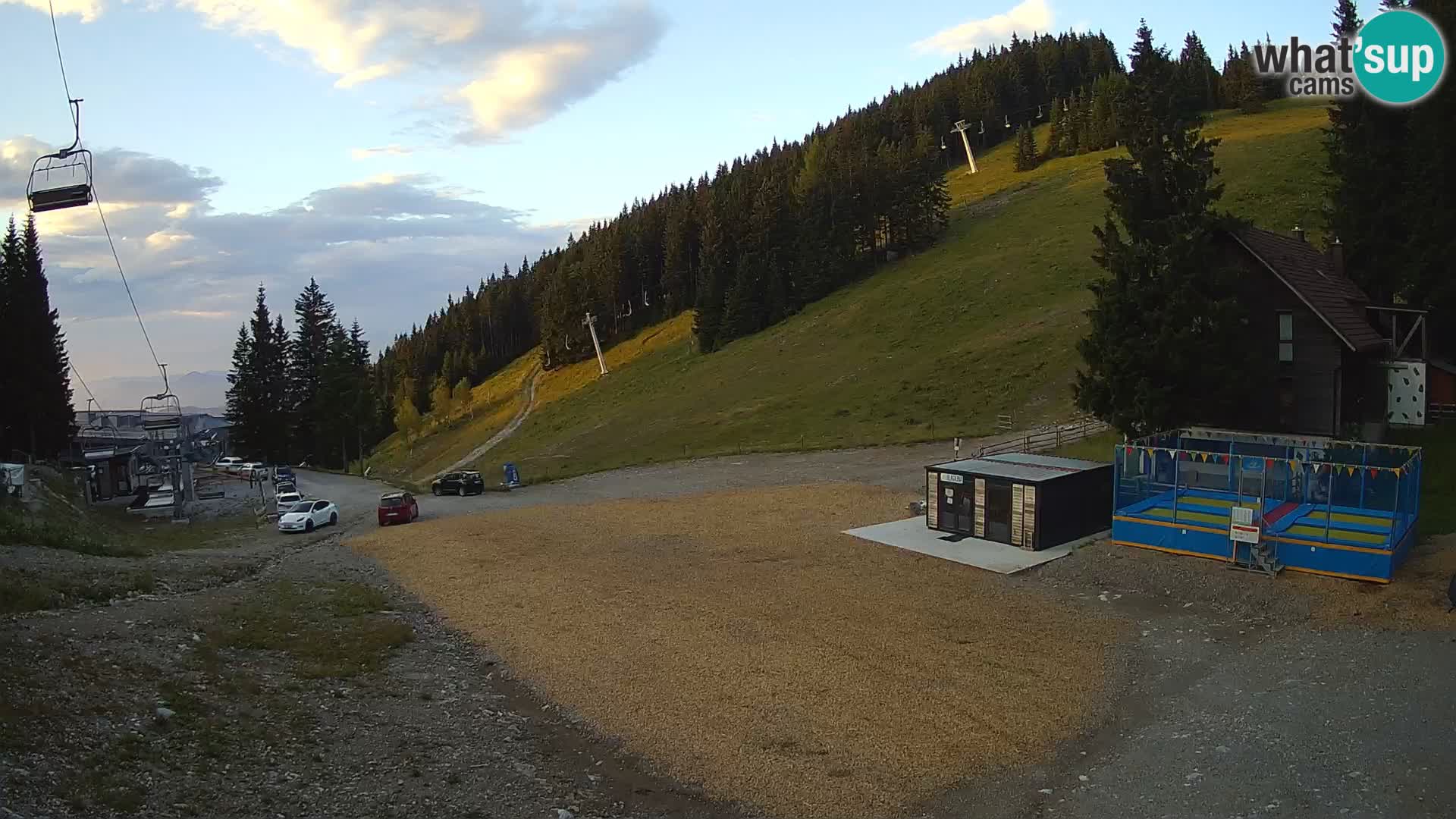 Cámara web en vivo de la estación de esquí GOLTE – vista a Medvedjak – Eslovenia