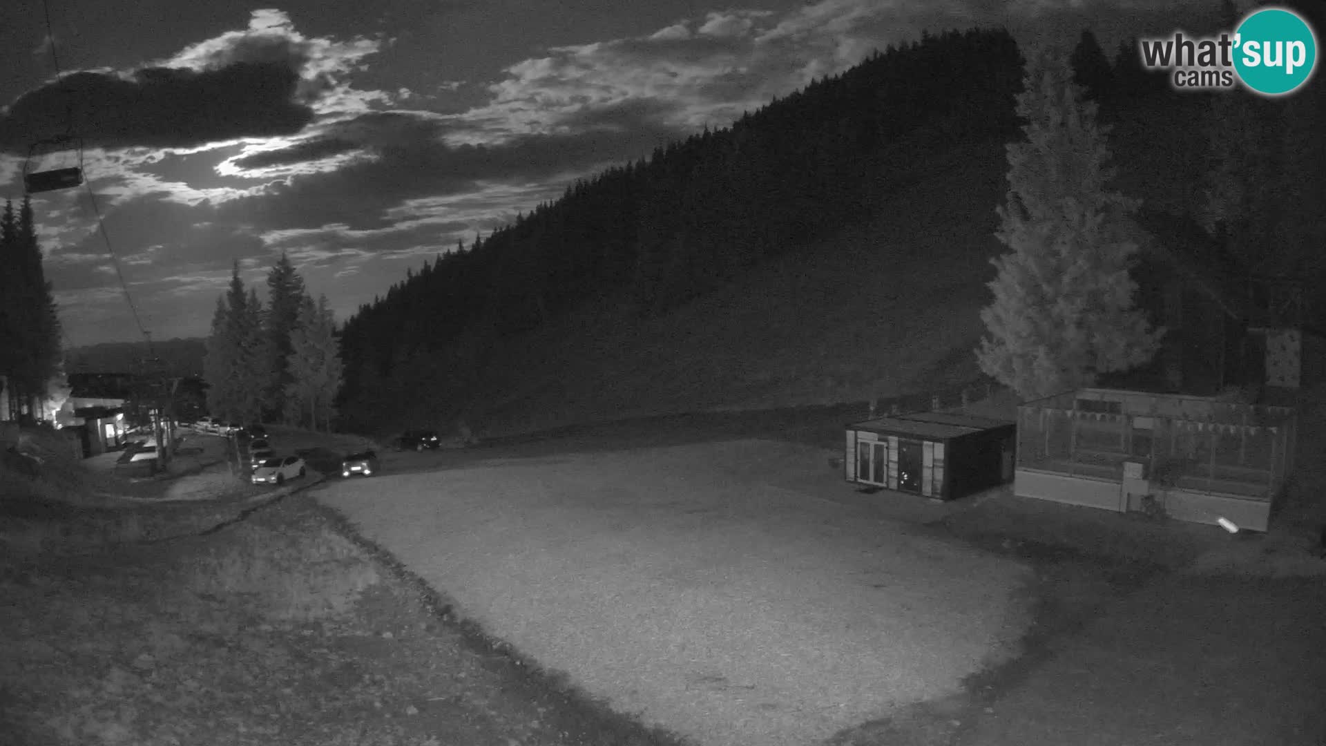 Cámara web en vivo de la estación de esquí GOLTE – vista a Medvedjak – Eslovenia