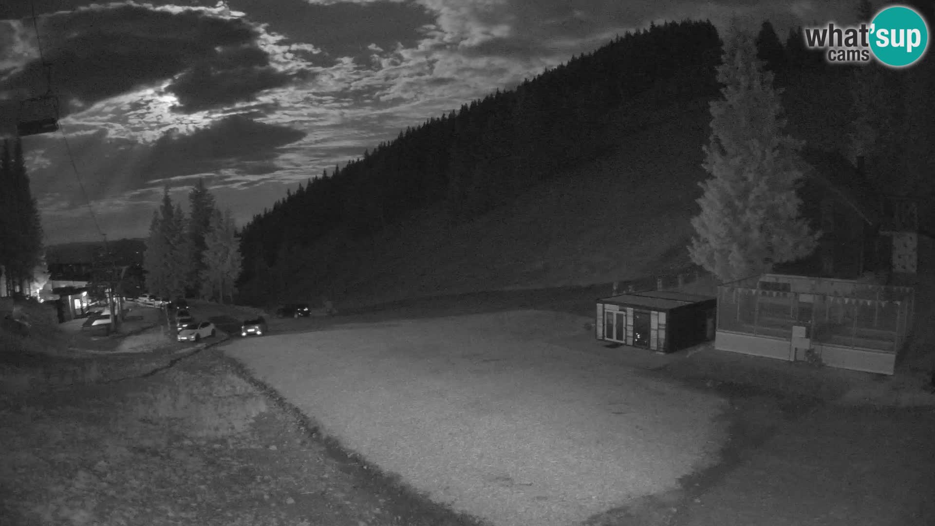 Cámara web en vivo de la estación de esquí GOLTE – vista a Medvedjak – Eslovenia