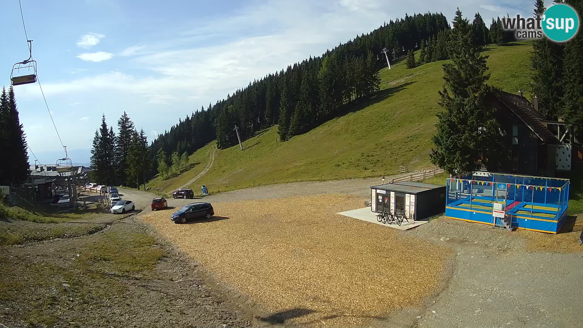 Cámara web en vivo de la estación de esquí GOLTE – vista a Medvedjak – Eslovenia