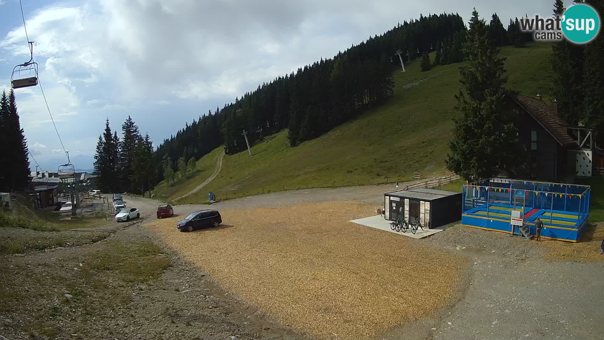 Cámara web en vivo de la estación de esquí GOLTE – vista a Medvedjak – Eslovenia