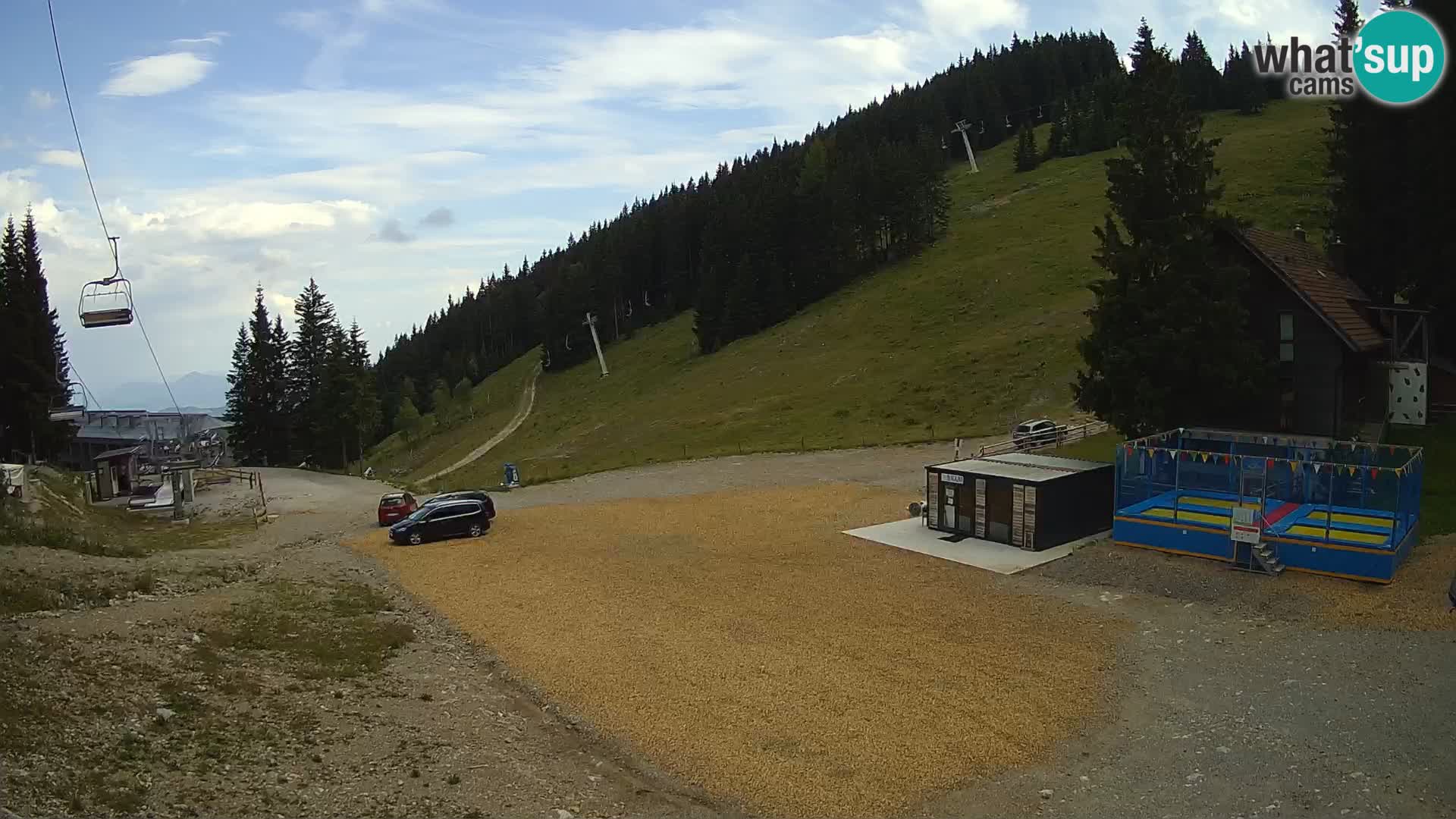 Cámara web en vivo de la estación de esquí GOLTE – vista a Medvedjak – Eslovenia