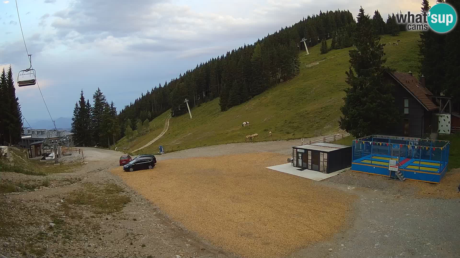 Webcam en direct de la station de ski de GOLTE – vue sur Medvedjak – Slovénie