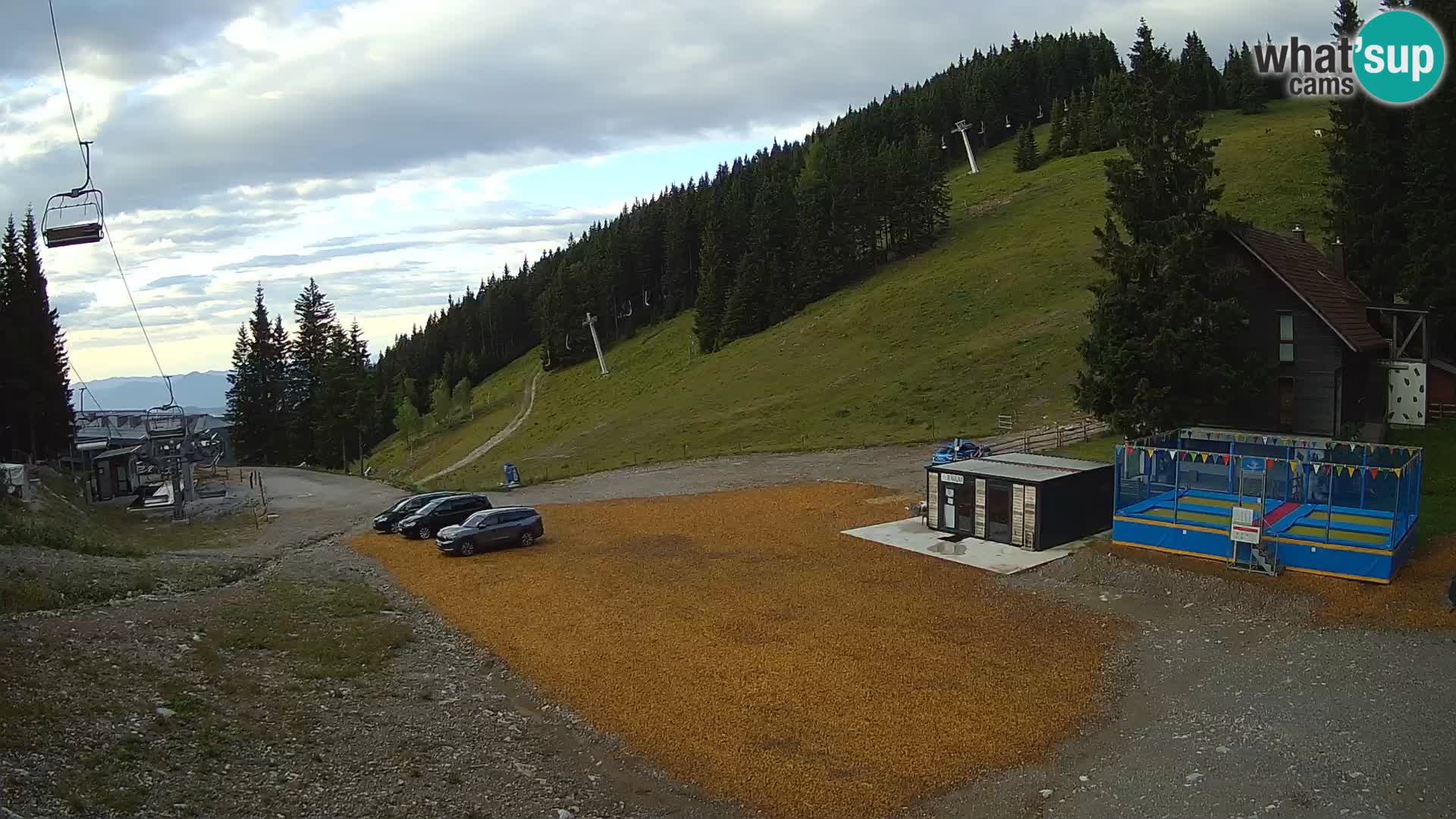 Cámara web en vivo de la estación de esquí GOLTE – vista a Medvedjak – Eslovenia