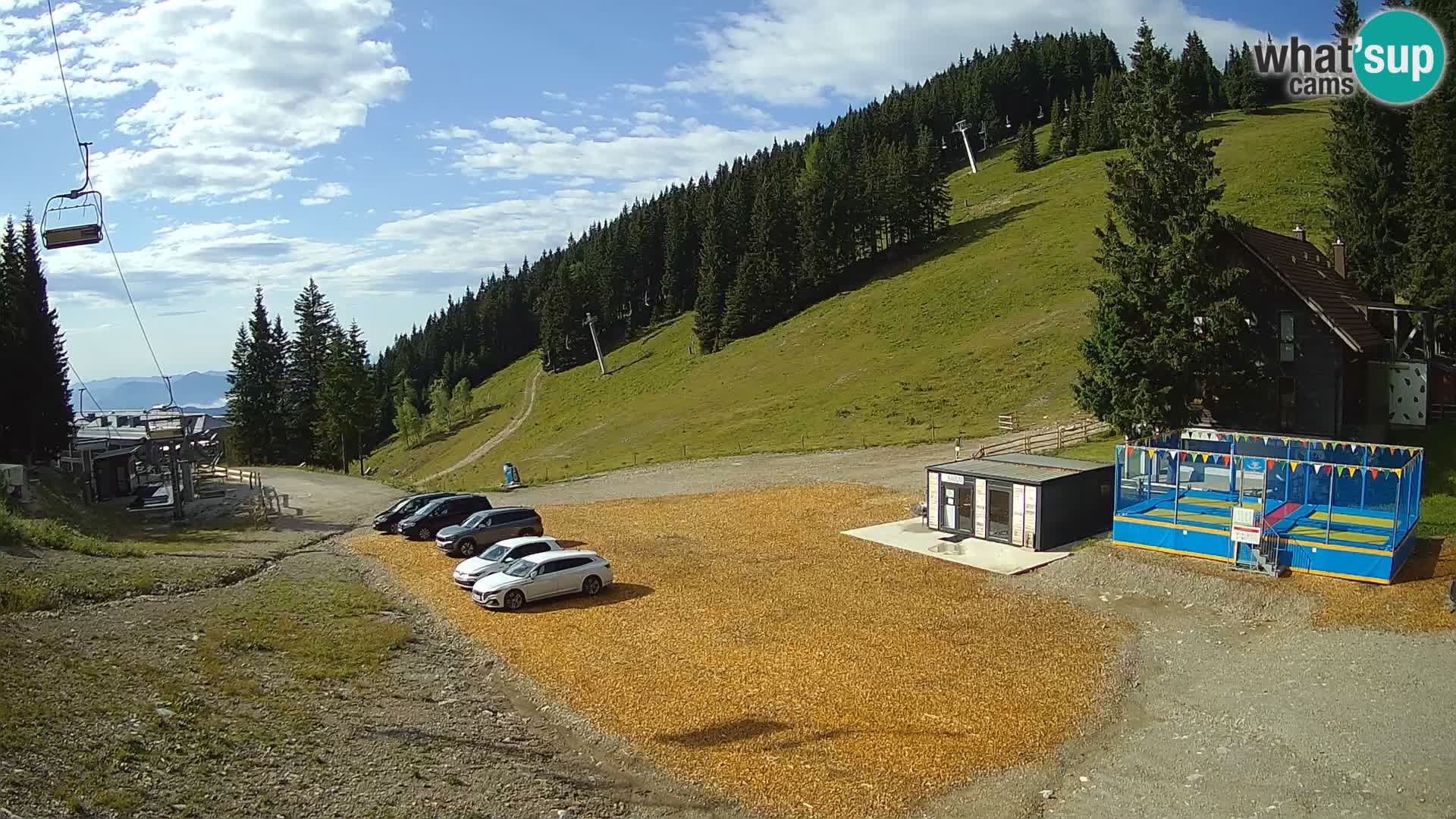 Cámara web en vivo de la estación de esquí GOLTE – vista a Medvedjak – Eslovenia