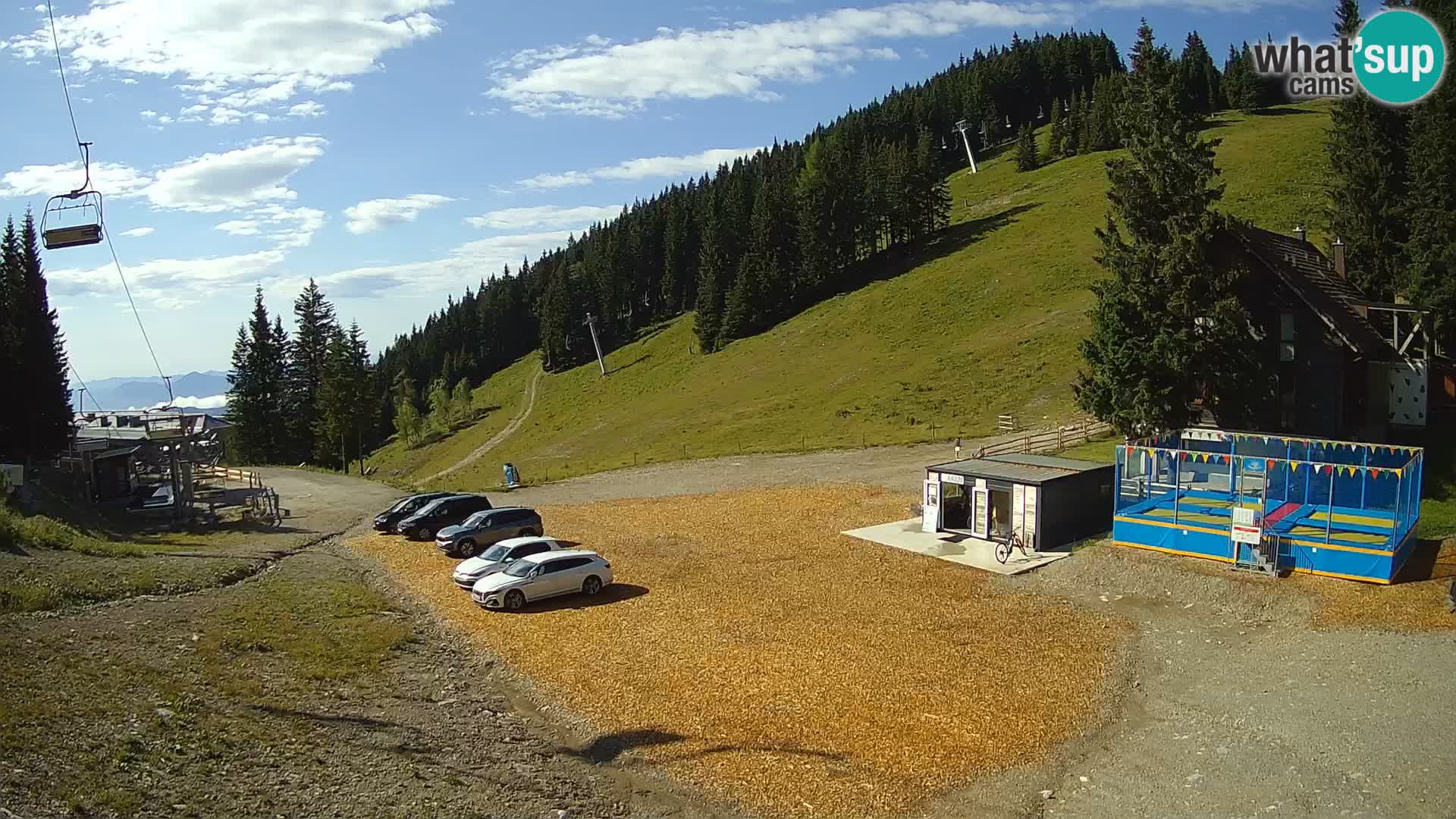 Cámara web en vivo de la estación de esquí GOLTE – vista a Medvedjak – Eslovenia