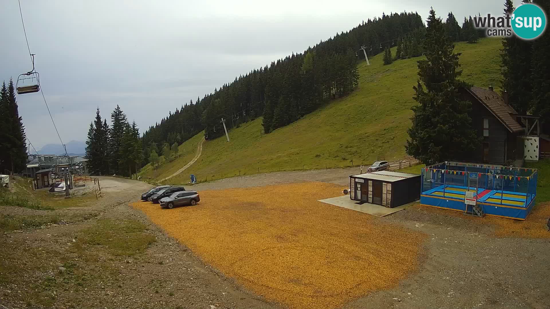 GOLTE Ski resort live webcam – view to Medvedjak – Slovenia