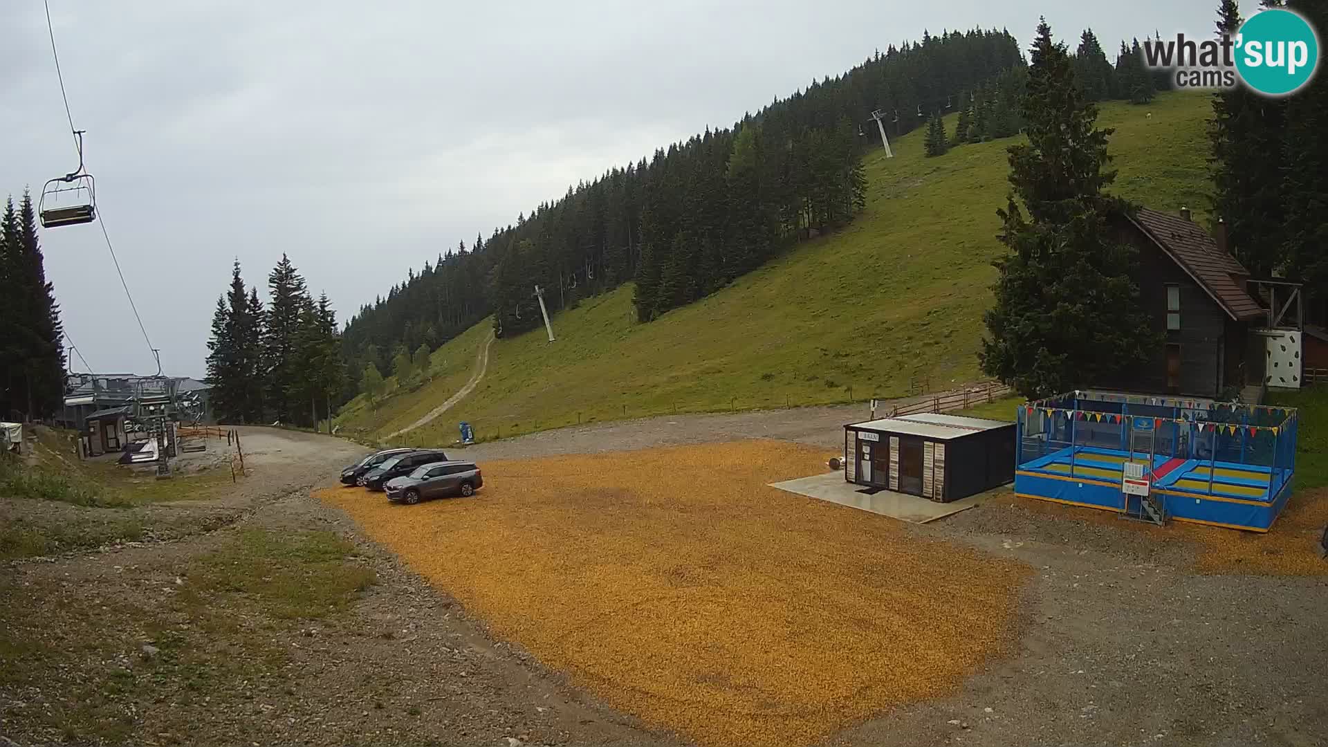 GOLTE Ski resort live webcam – view to Medvedjak – Slovenia