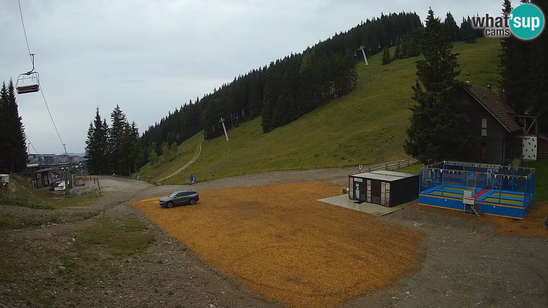GOLTE skijalište web kamera – pogled na Medvedjak – Slovenija