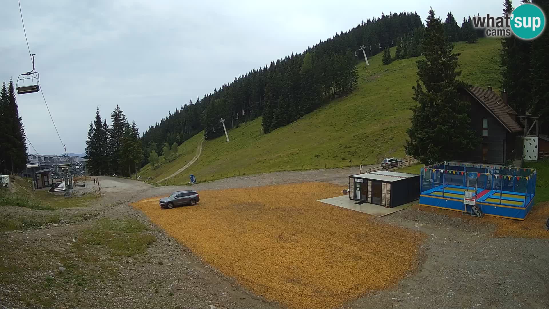 GOLTE skijalište web kamera – pogled na Medvedjak – Slovenija