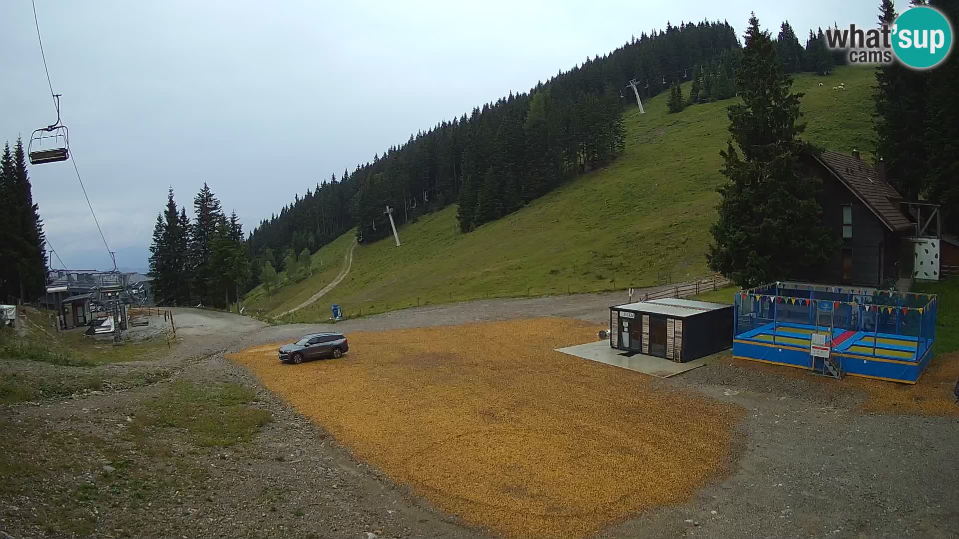 GOLTE Ski resort live webcam – view to Medvedjak – Slovenia