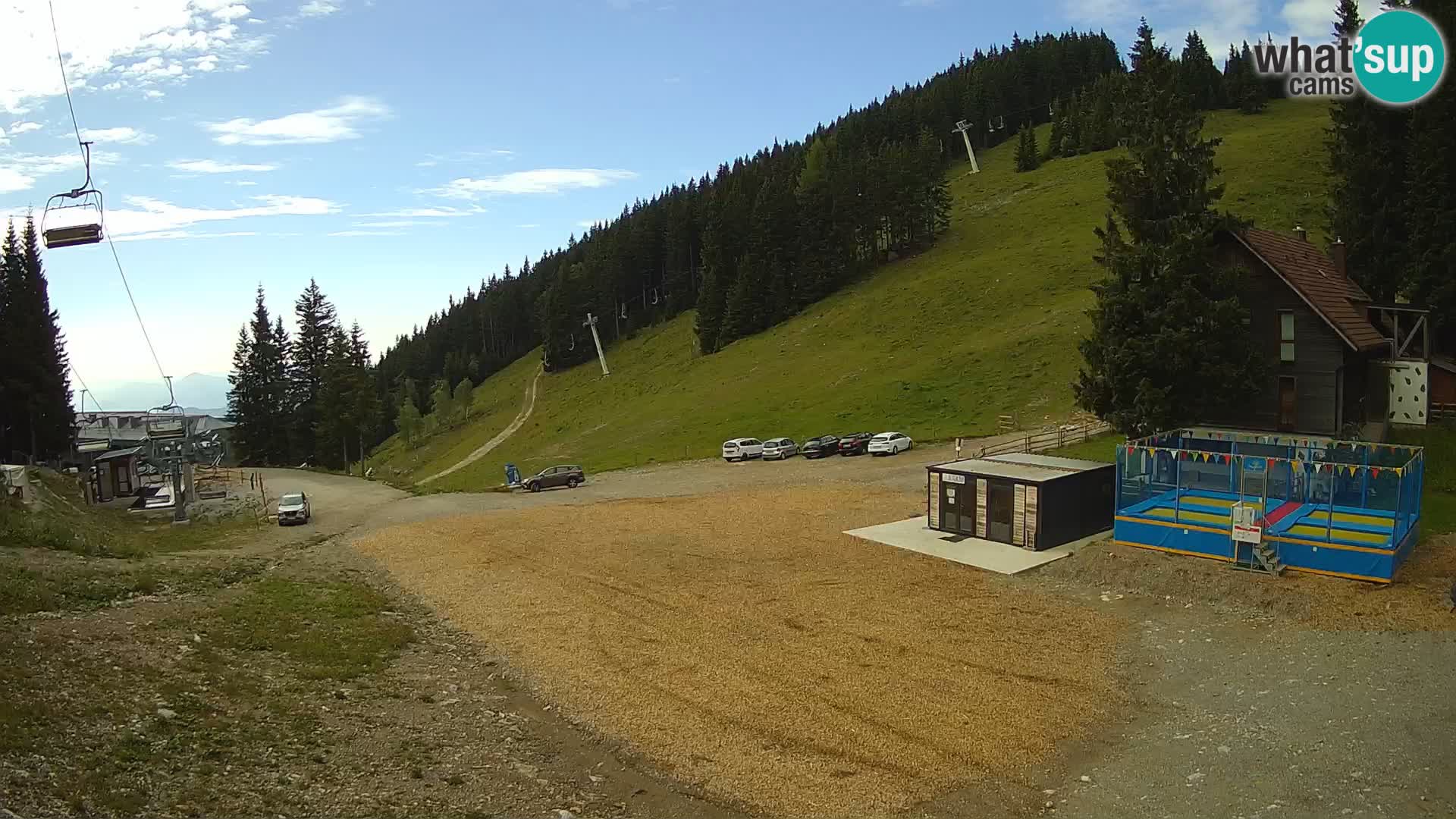 Cámara web en vivo de la estación de esquí GOLTE – vista a Medvedjak – Eslovenia