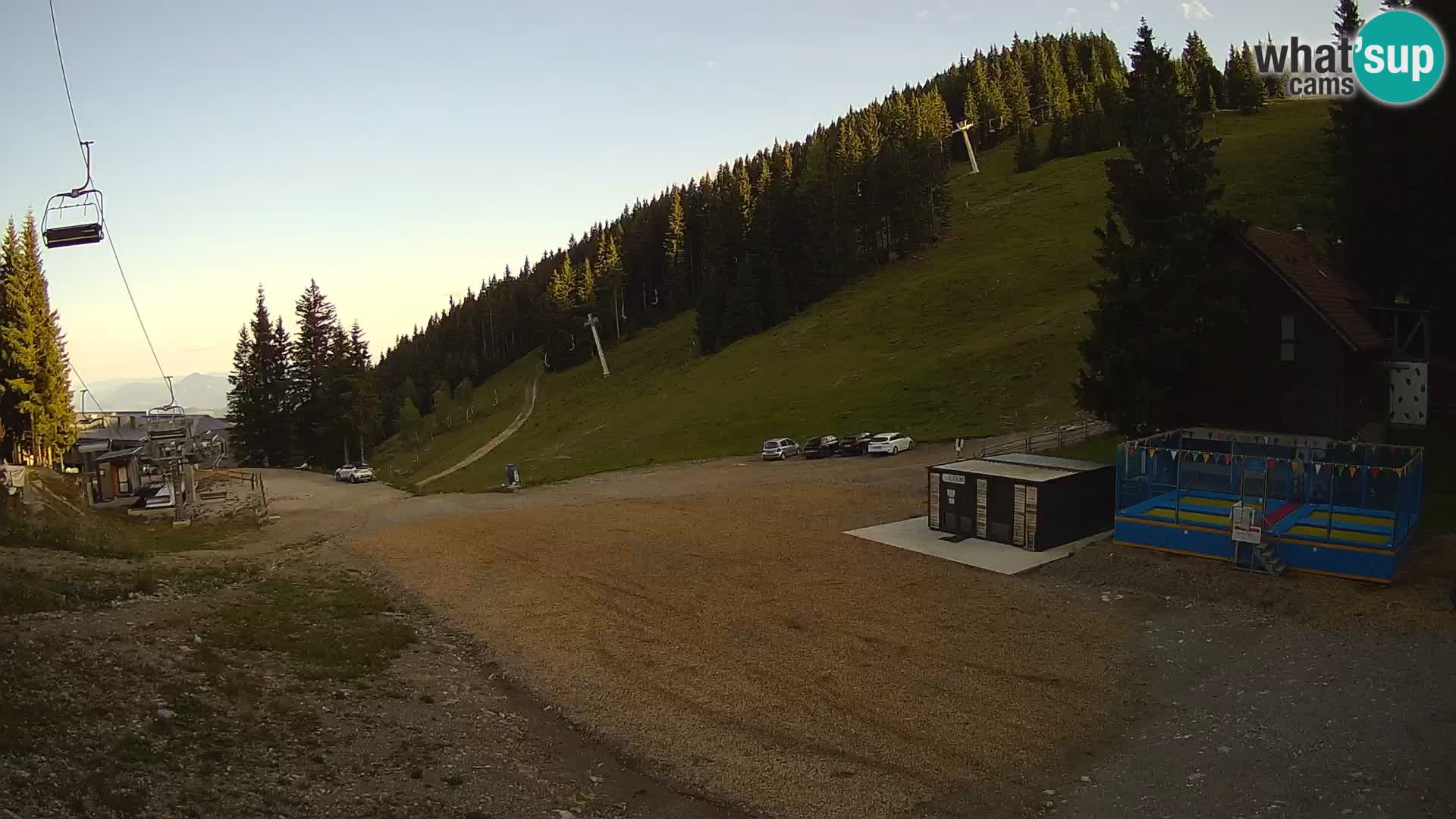GOLTE Ski resort live webcam – view to Medvedjak – Slovenia