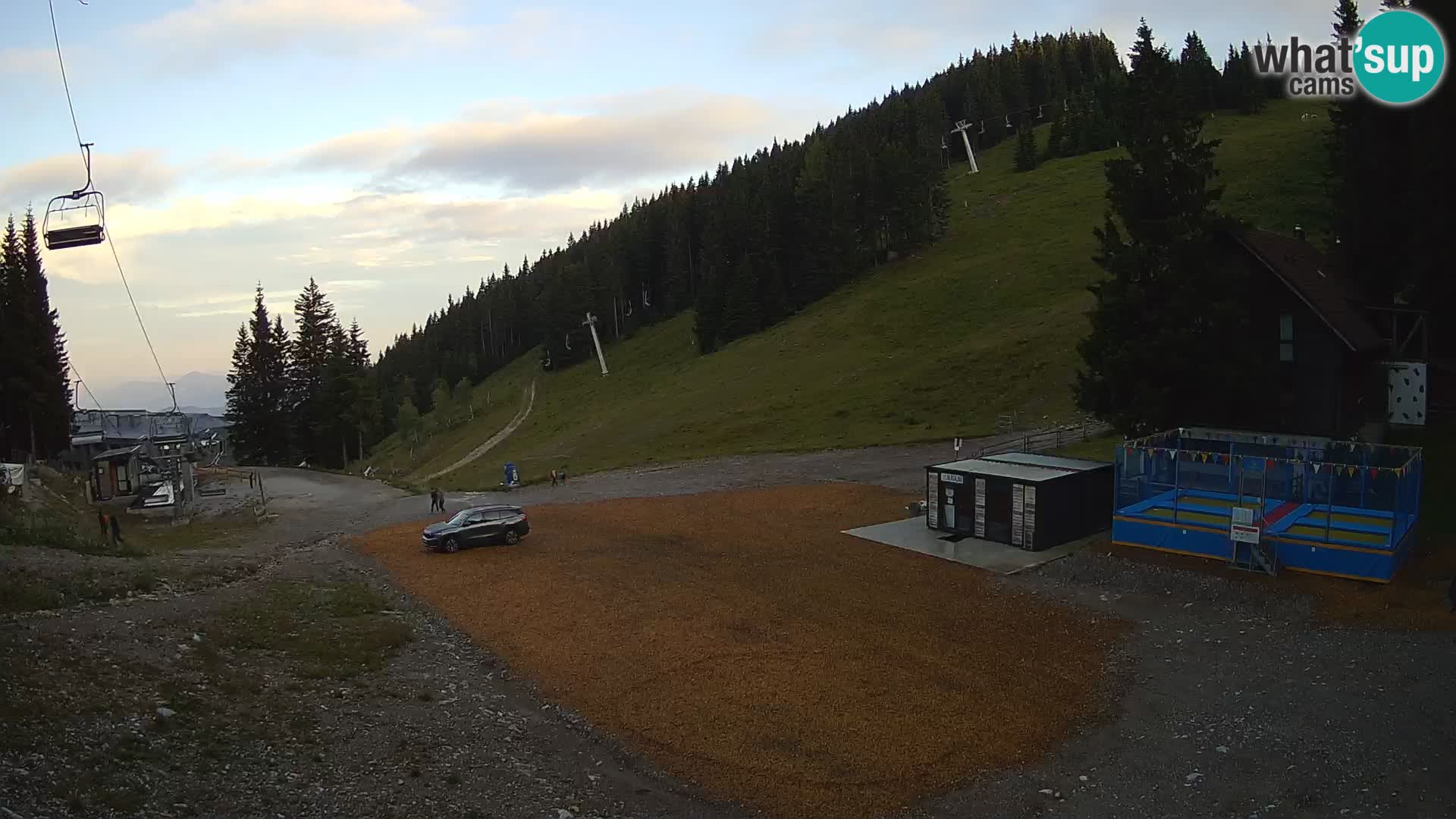 GOLTE skijalište web kamera – pogled na Medvedjak – Slovenija