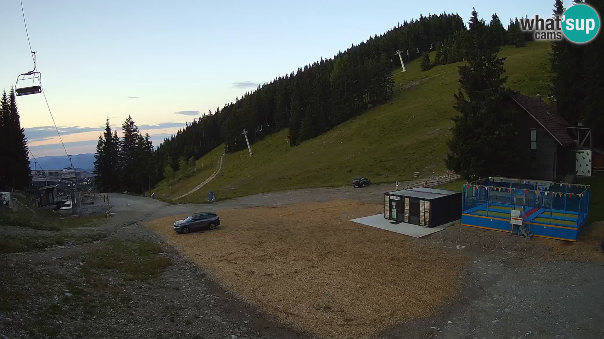 Cámara web en vivo de la estación de esquí GOLTE – vista a Medvedjak – Eslovenia