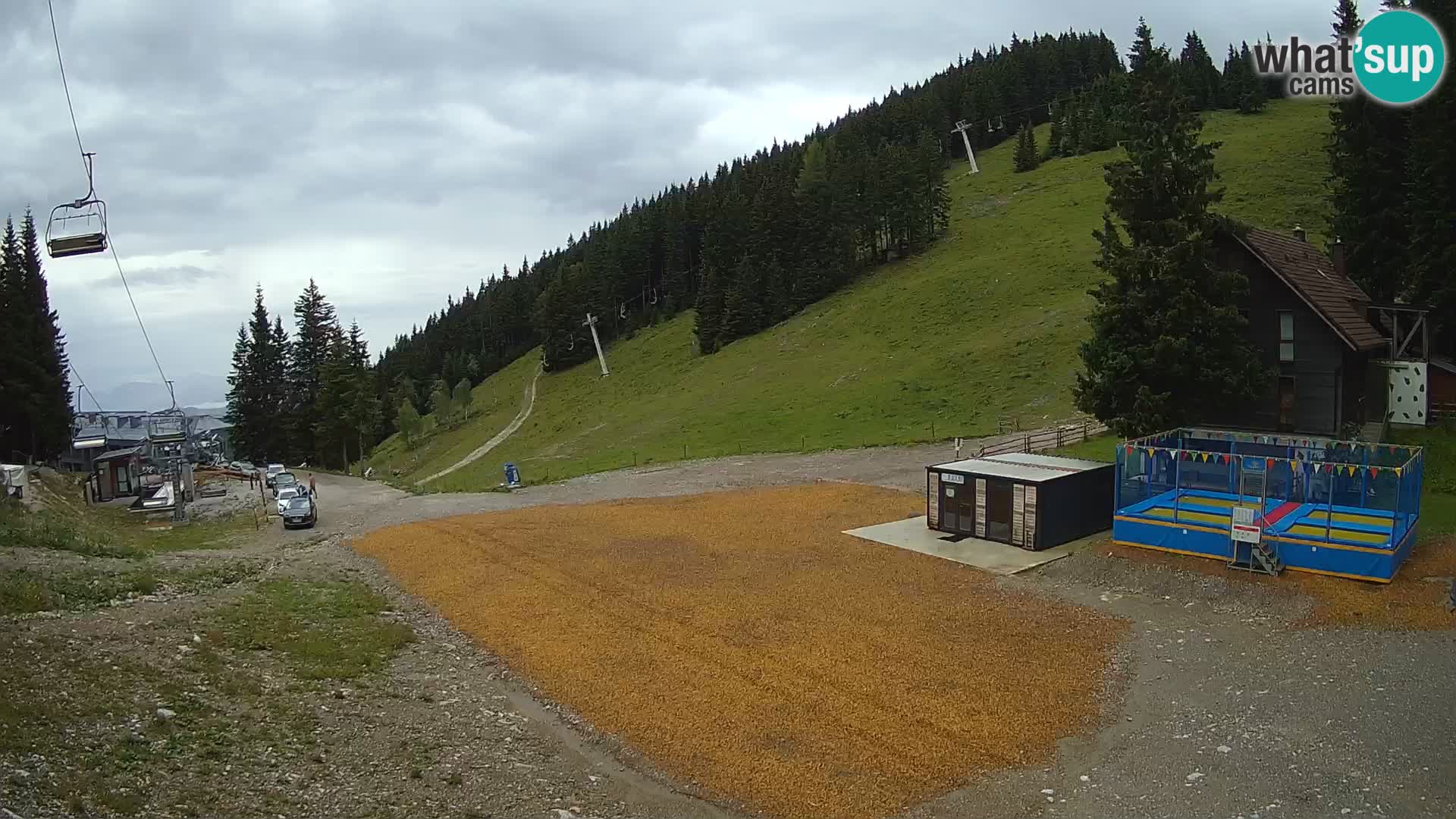 GOLTE skijalište web kamera – pogled na Medvedjak – Slovenija