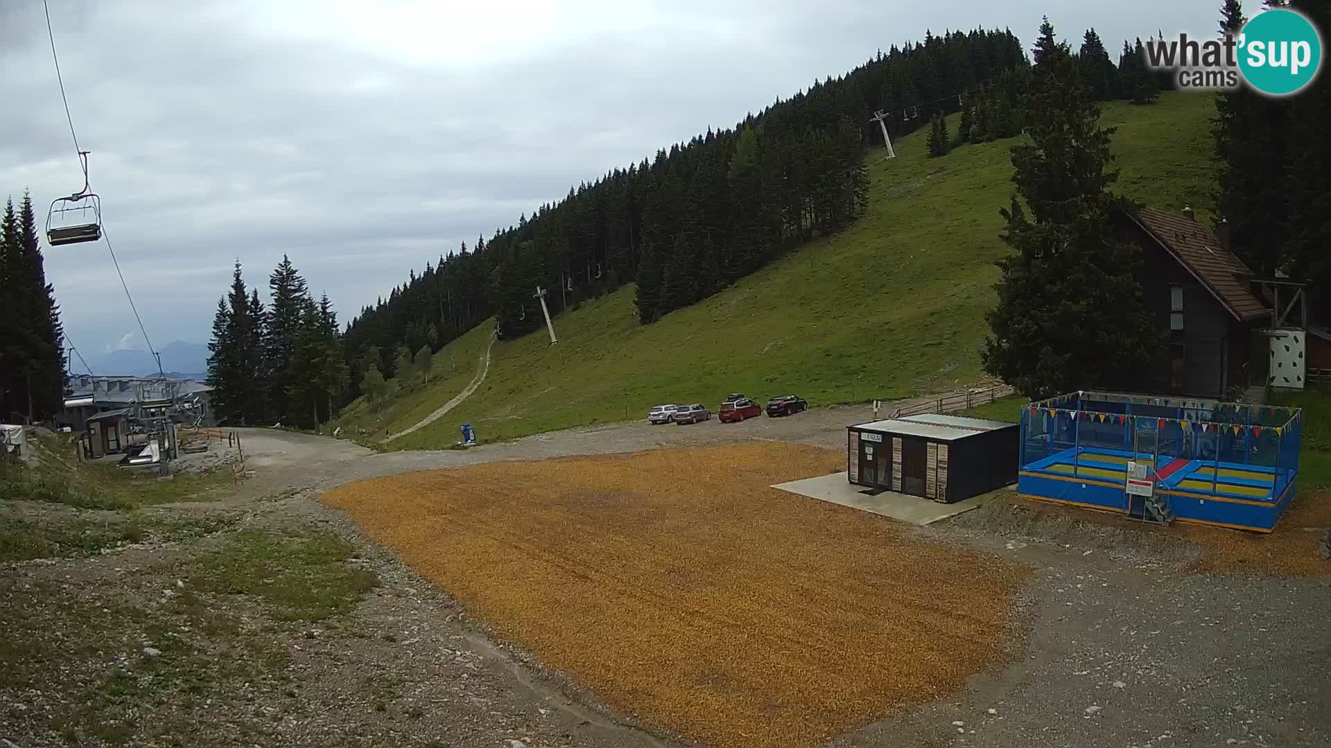 GOLTE Ski resort live webcam – view to Medvedjak – Slovenia