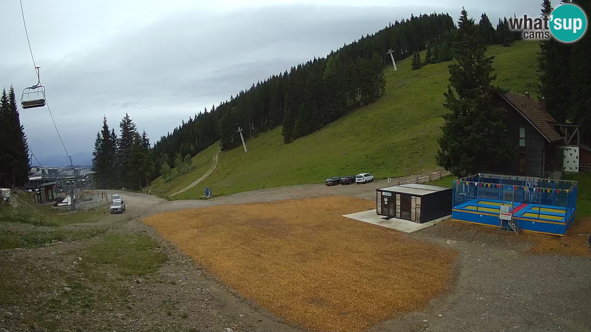 GOLTE Ski resort live webcam – view to Medvedjak – Slovenia