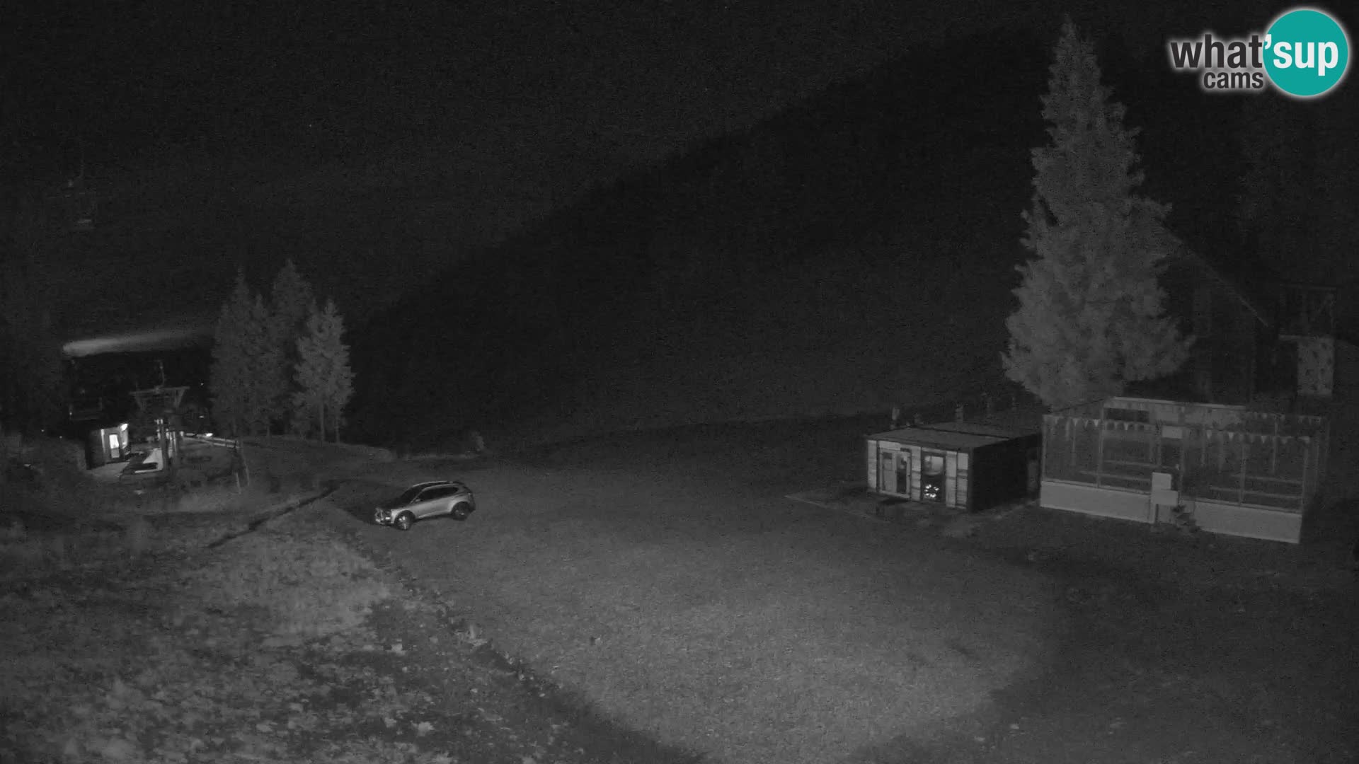 Spletna kamera smučišča GOLTE v živo – pogled na Medvedjak