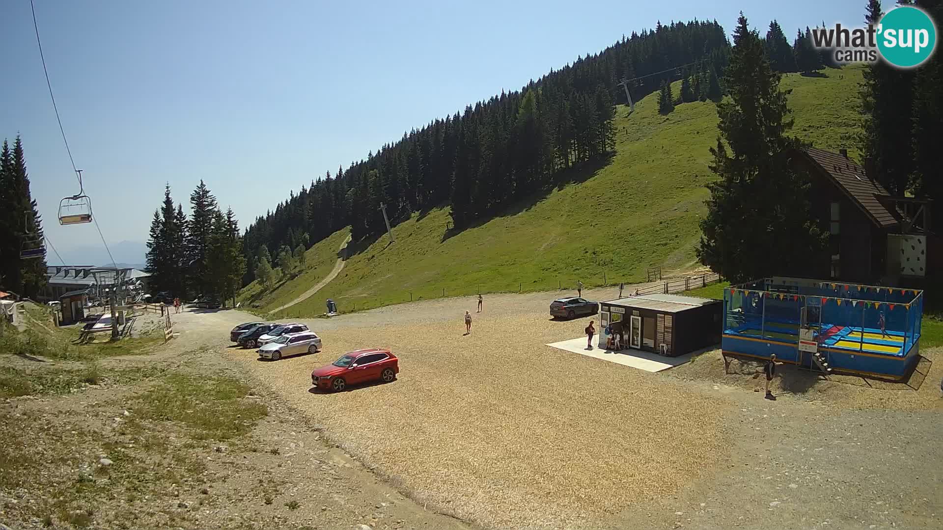Cámara web en vivo de la estación de esquí GOLTE – vista a Medvedjak – Eslovenia