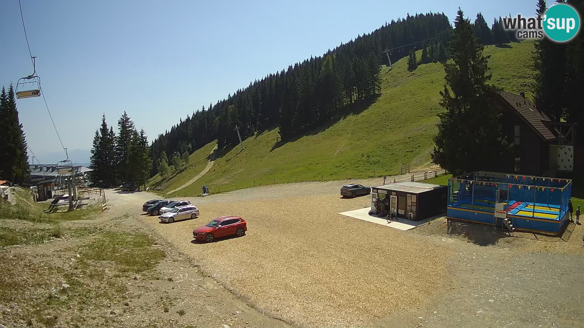 Webcam en direct de la station de ski de GOLTE – vue sur Medvedjak – Slovénie