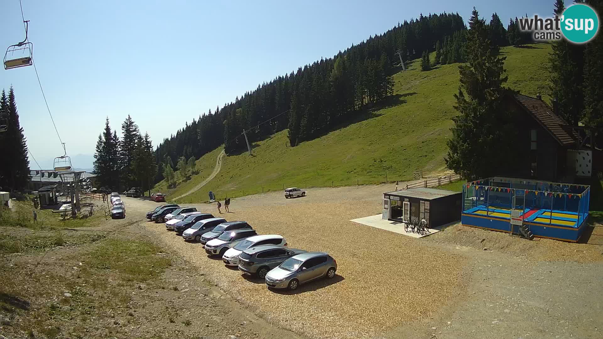 GOLTE skijalište web kamera – pogled na Medvedjak – Slovenija