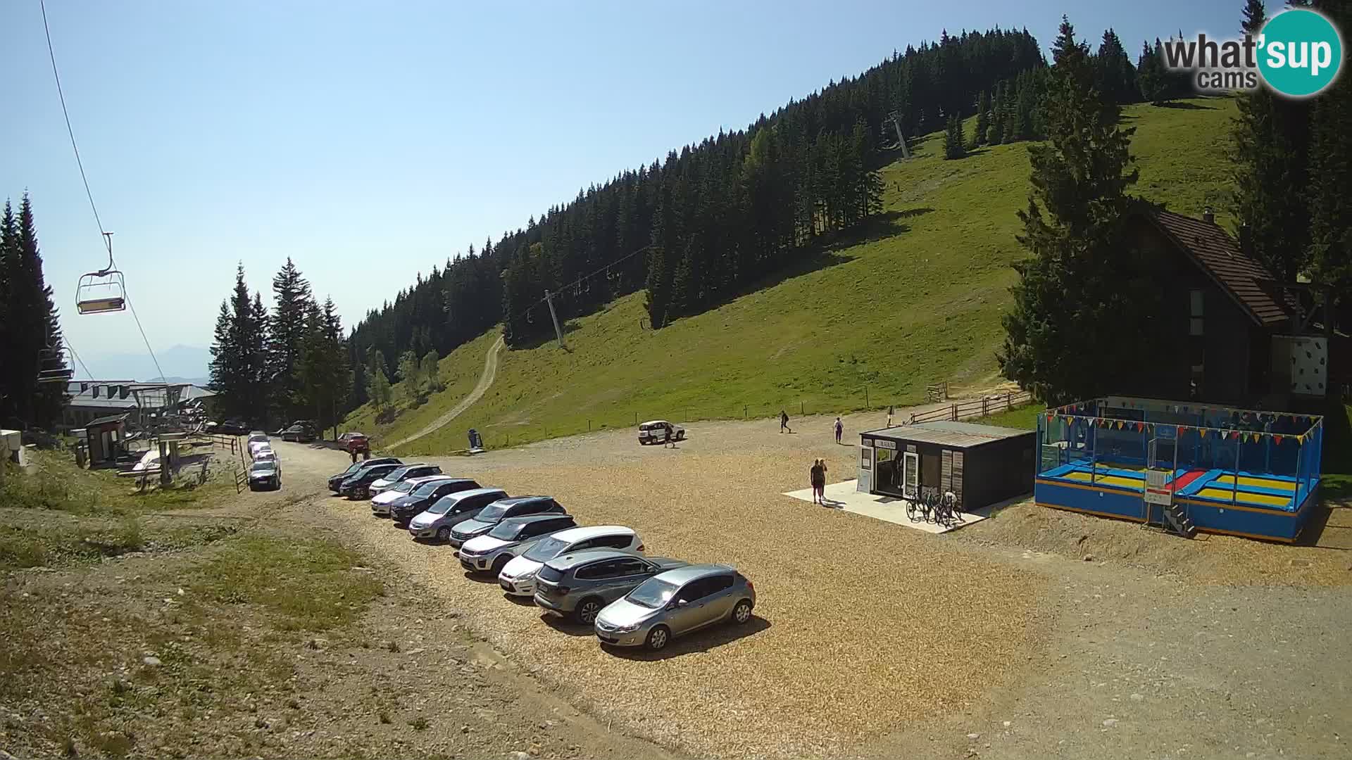 Cámara web en vivo de la estación de esquí GOLTE – vista a Medvedjak – Eslovenia