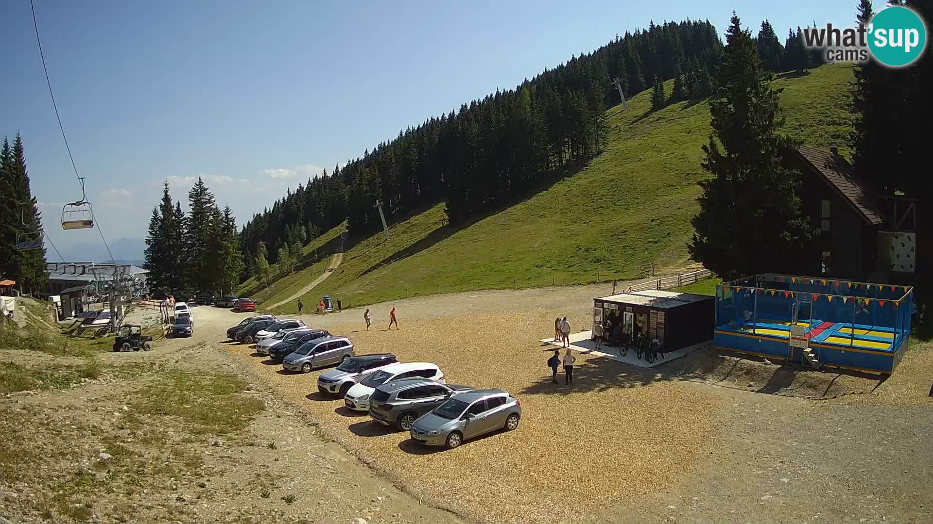 Spletna kamera smučišča GOLTE v živo – pogled na Medvedjak