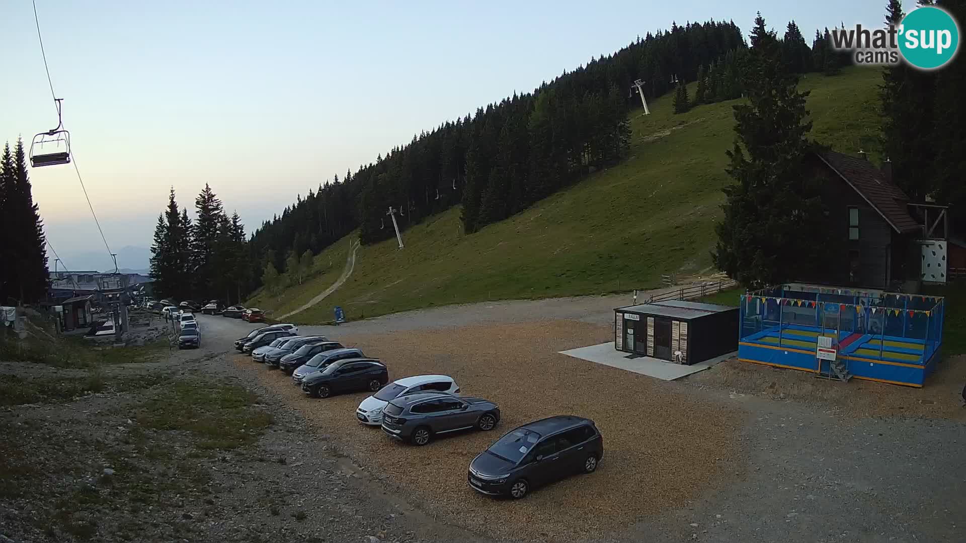 GOLTE Ski resort live webcam – view to Medvedjak – Slovenia