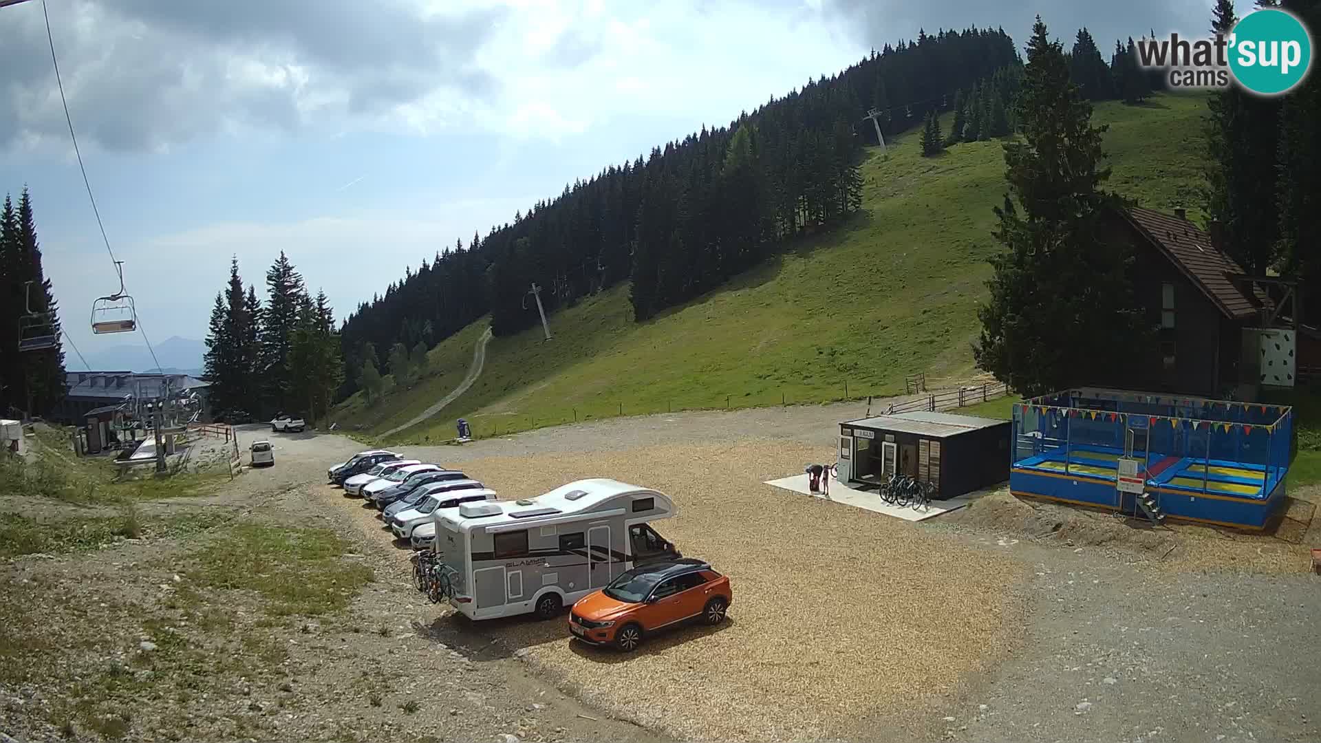GOLTE Ski resort live webcam – view to Medvedjak – Slovenia